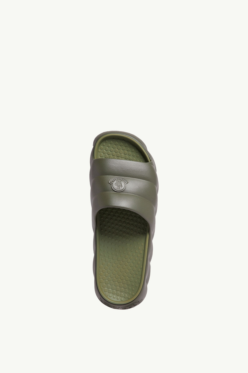 Lilo Quilted Eva Sliders Men Green Moncler 3