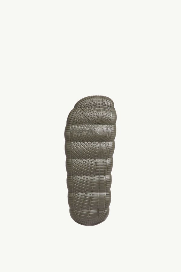 Lilo Quilted Eva Sliders Men Green Moncler 4