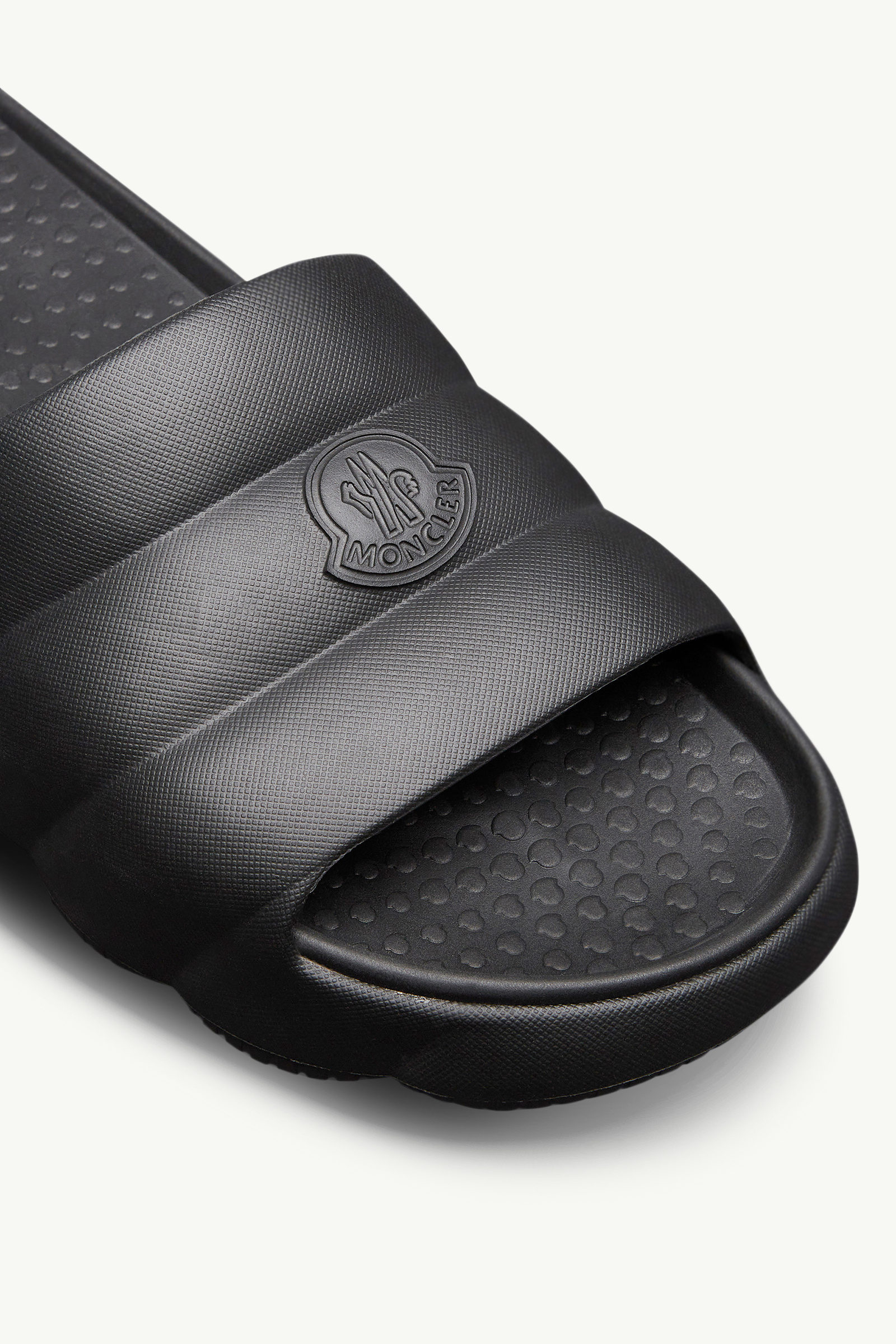 Lilo Quilted EVA Slides Men Black Moncler 1