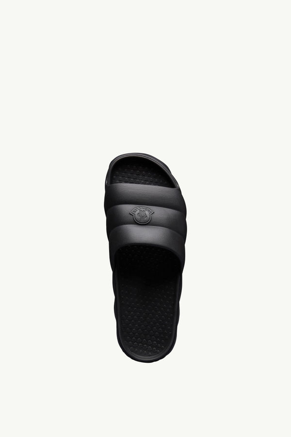 Sandales matelassées en EVA Lilo Hommes Noir Moncler 2