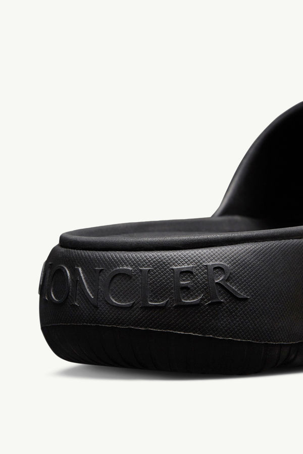 Lilo Quilted Eva Sliders Men Black Moncler 3