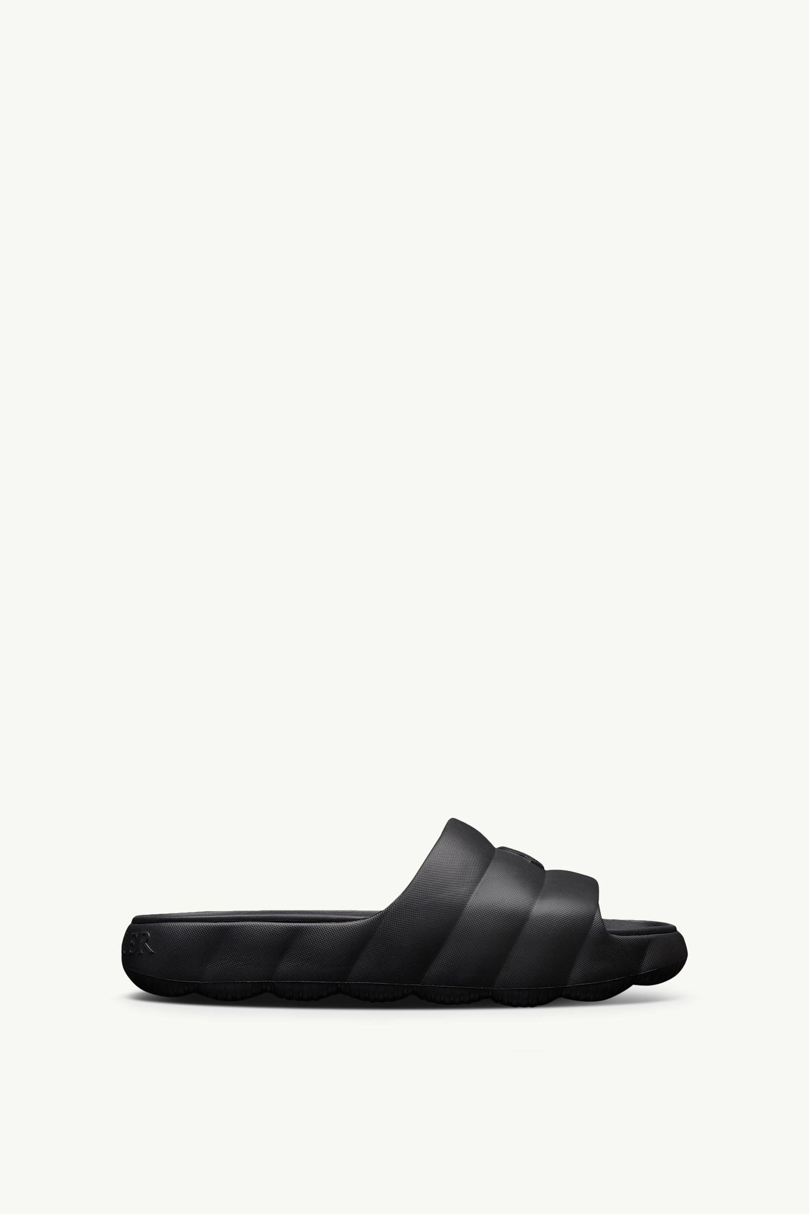 Lilo Quilted Eva Sliders Men Black Moncler 0