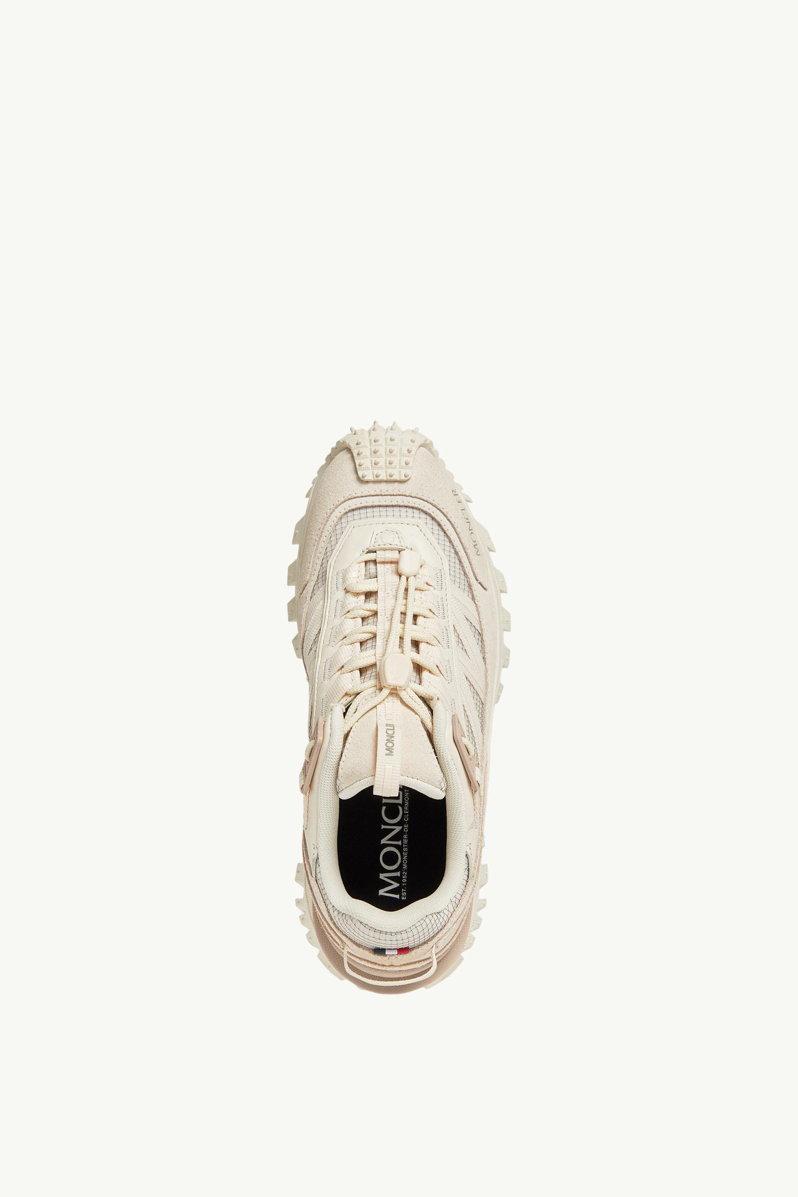 スニーカー MONCLER Men Sneakers K109A4M00100 M555221I Beige Light Beige Trailgrip Suede & Leather Sneakers - Sneakers