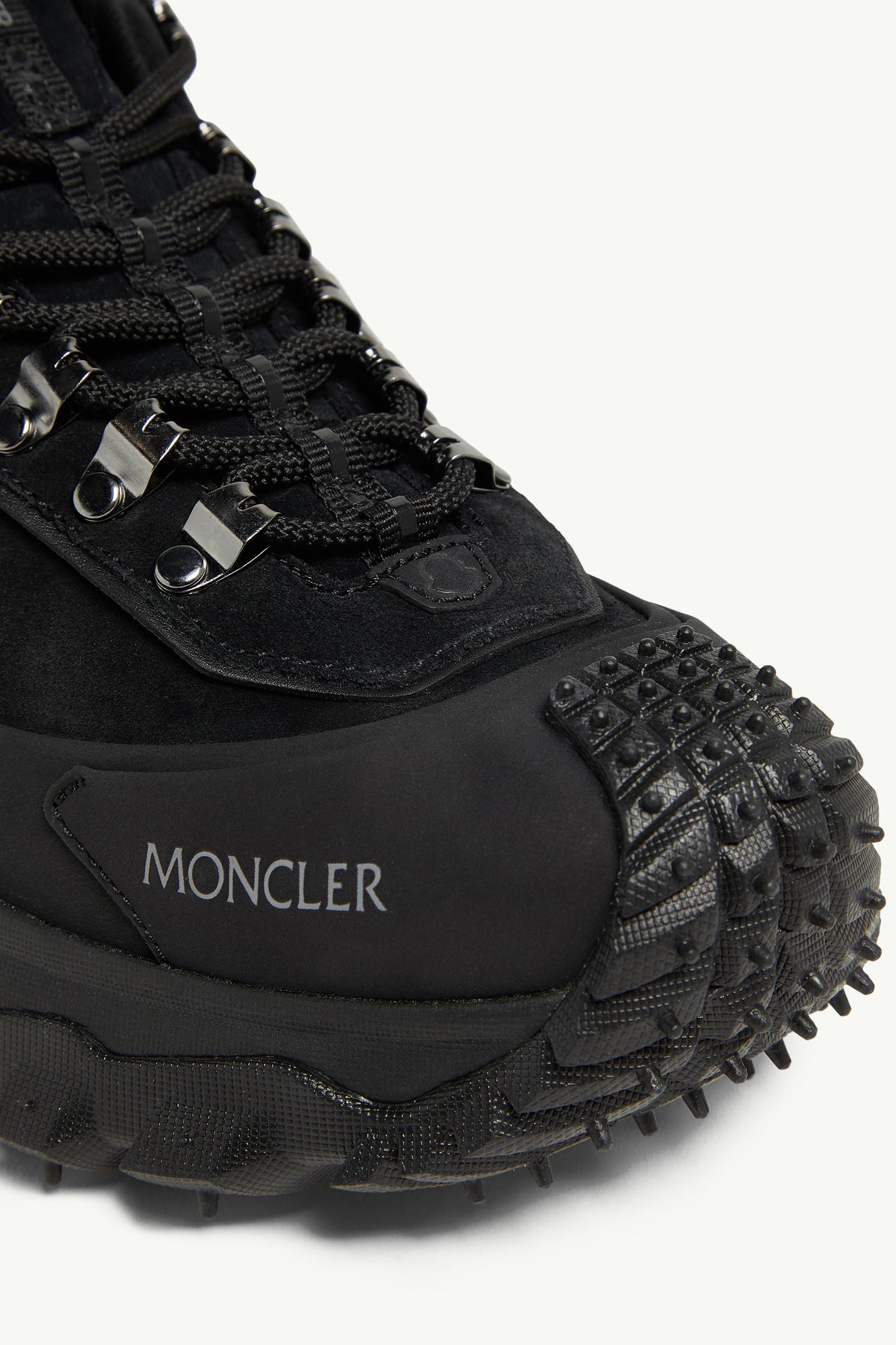 スニーカー MONCLER SS25 Moncler Sneakers Black (K109B4M00170 M4156998) Black Pacey Nylon & Suede Sneakers - Sneakers for Men
