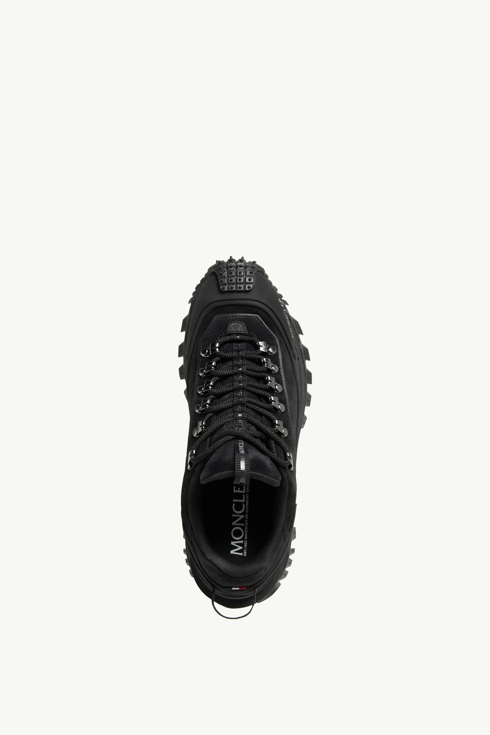 Trailgrip Apex Leather & Suede Trainers Men Black Moncler 4