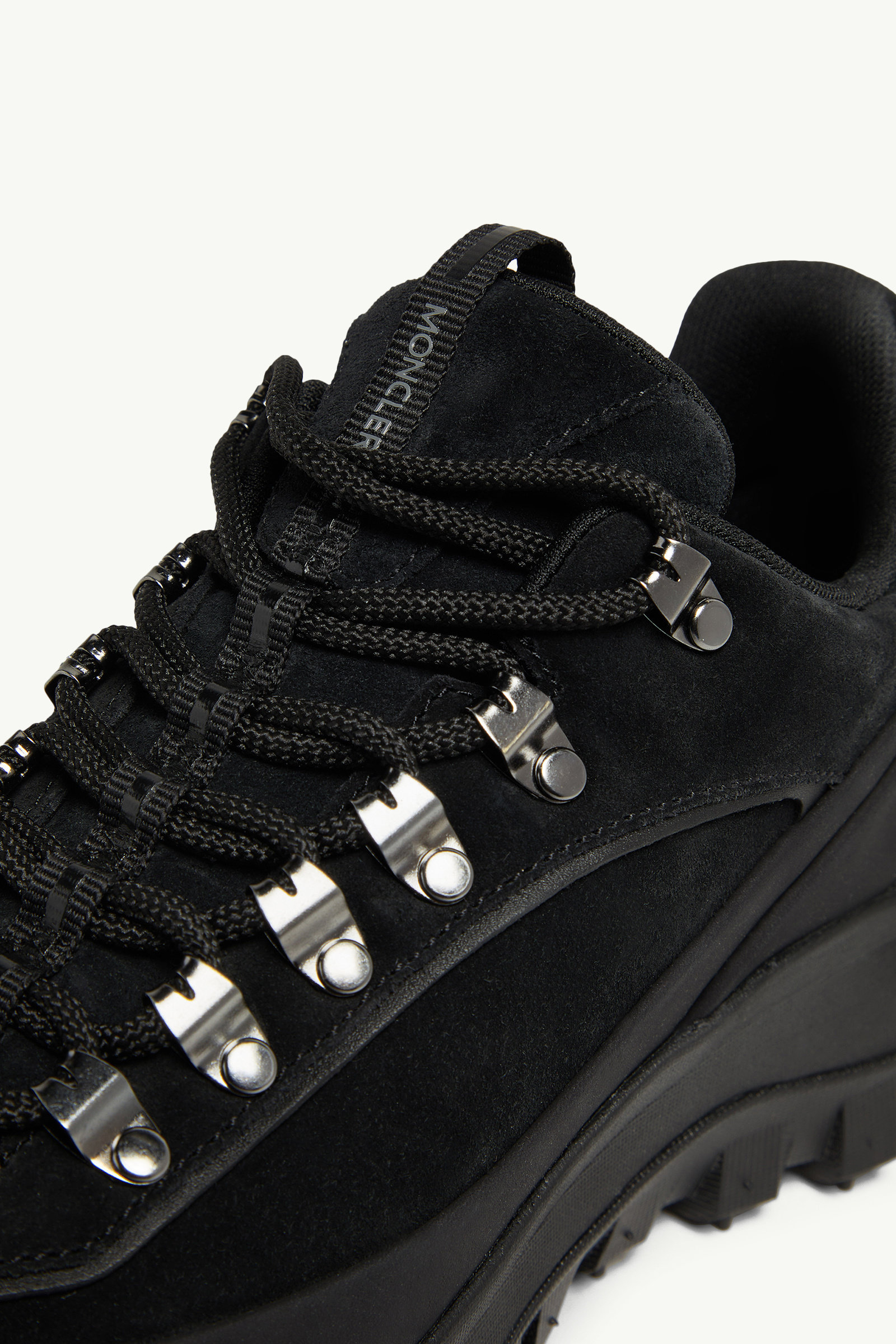 Trailgrip Apex Leather & Suede Trainers Men Black Moncler 6