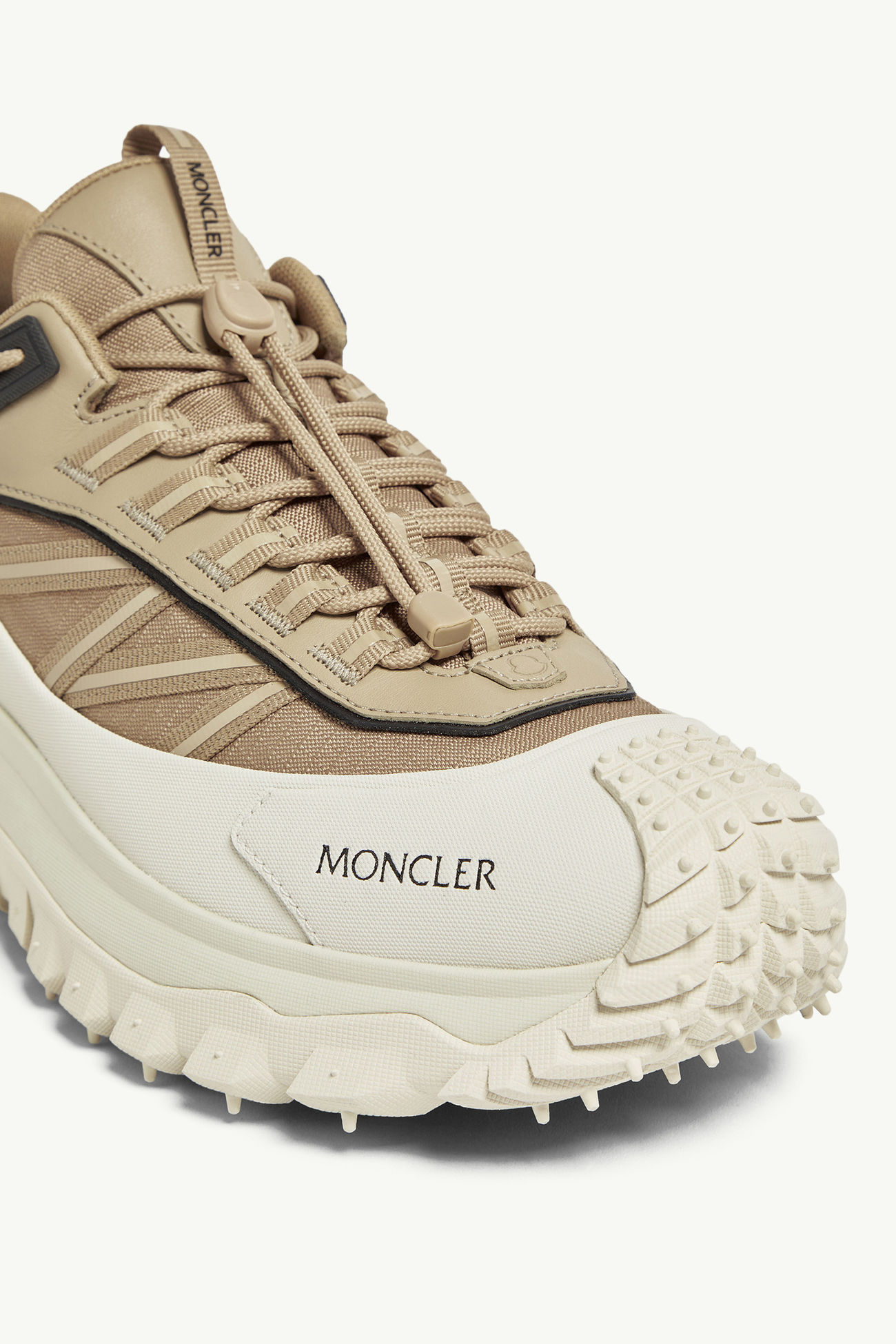Trailgrip GTX Leather Sneakers Men Light Beige Moncler 2