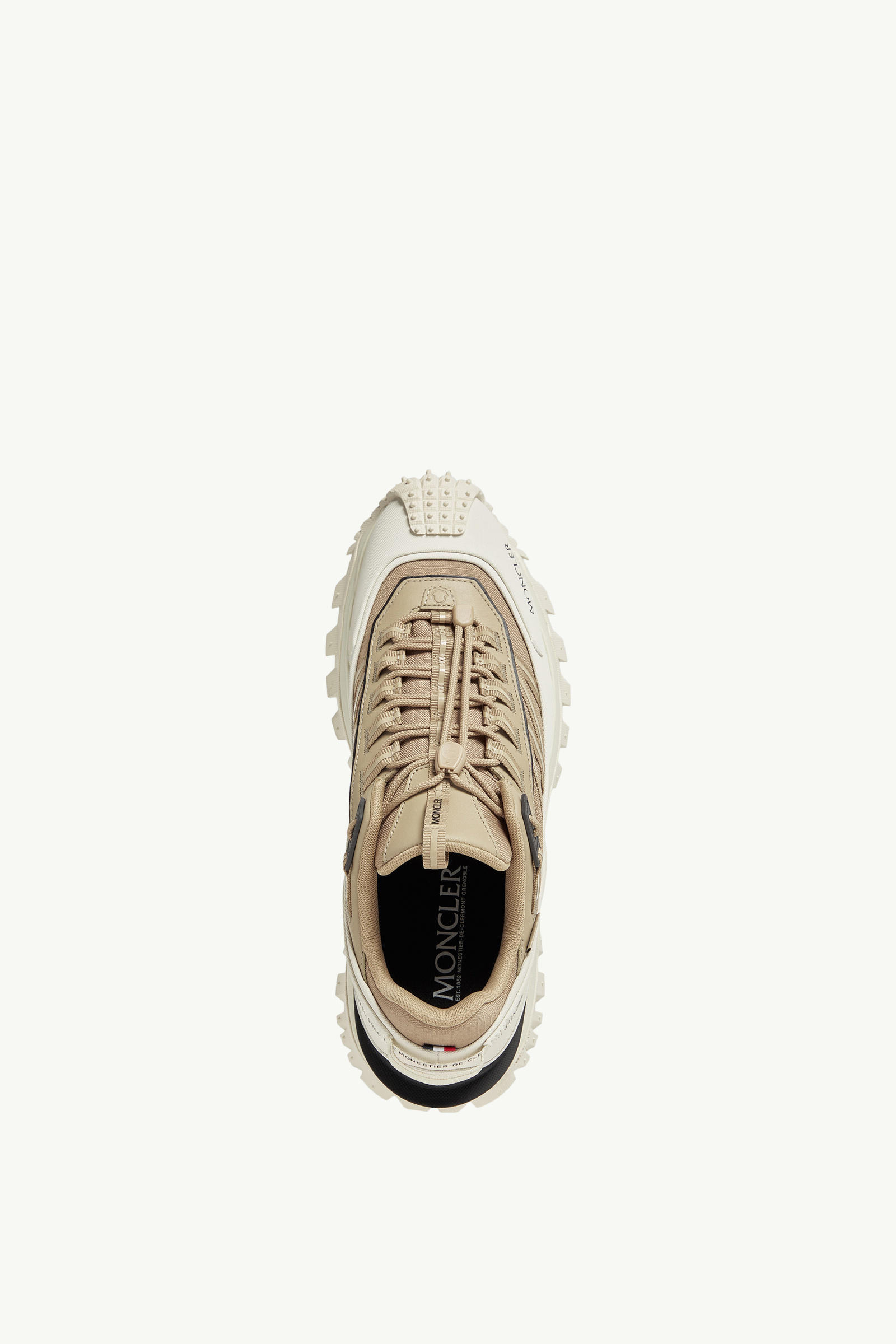 Trailgrip GTX Leather Trainers Men Light Beige Moncler 4
