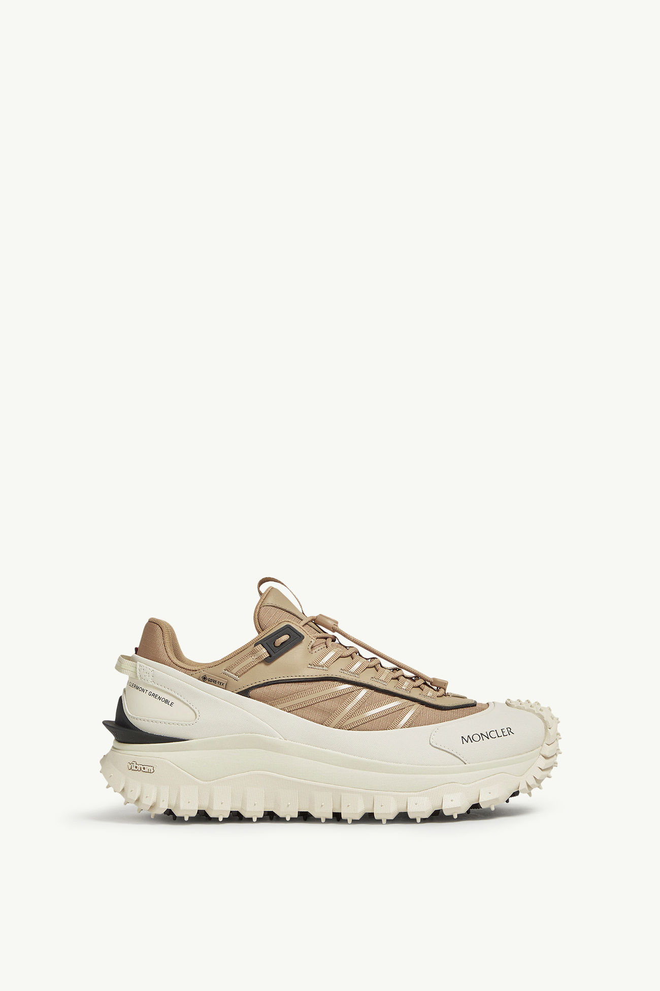Sneakers Trailgrip GTX en cuir Hommes Beige Clair Moncler 0
