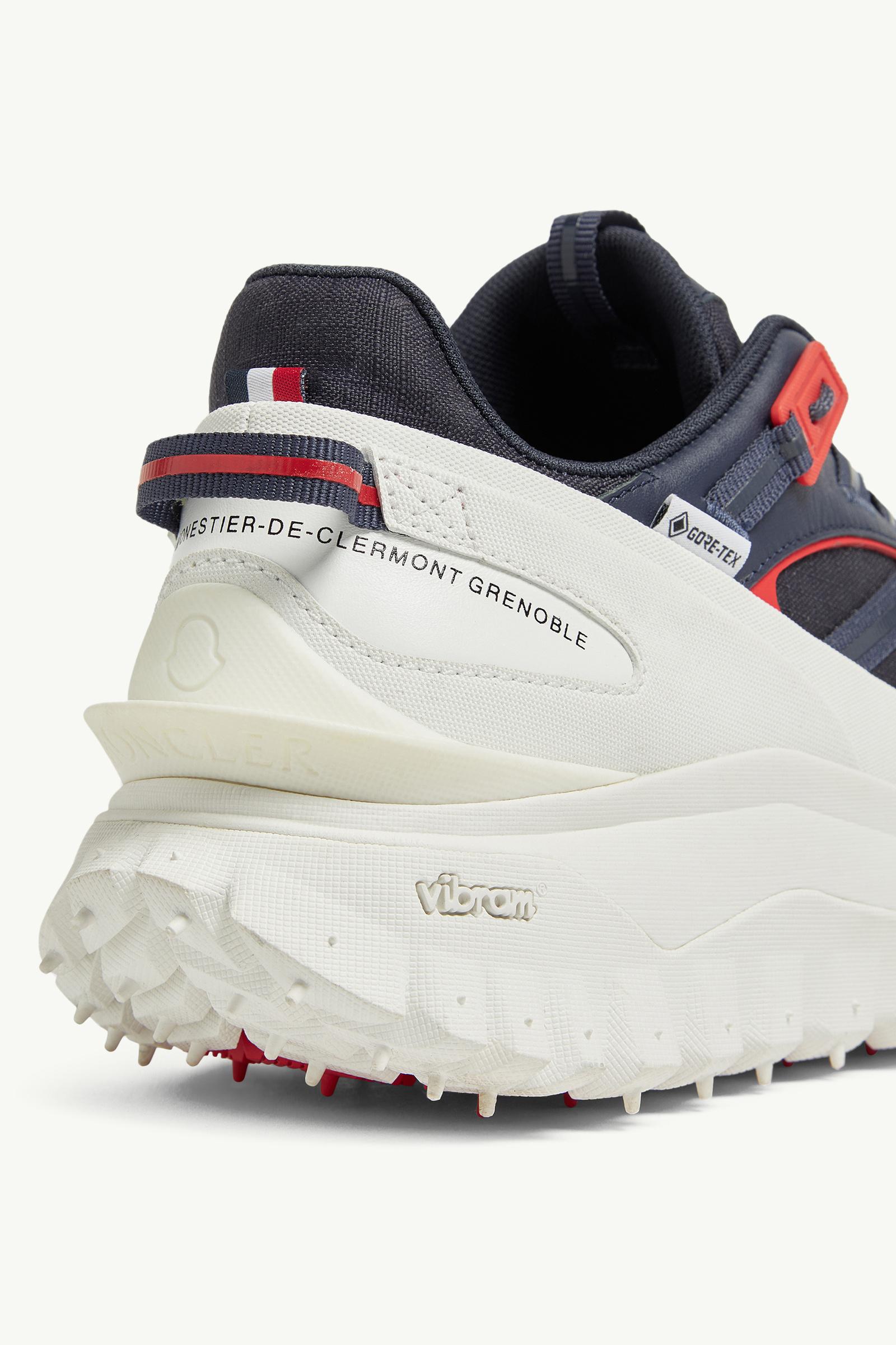 White & Blue Trailgrip GTX Leather Sneakers - Sneakers for