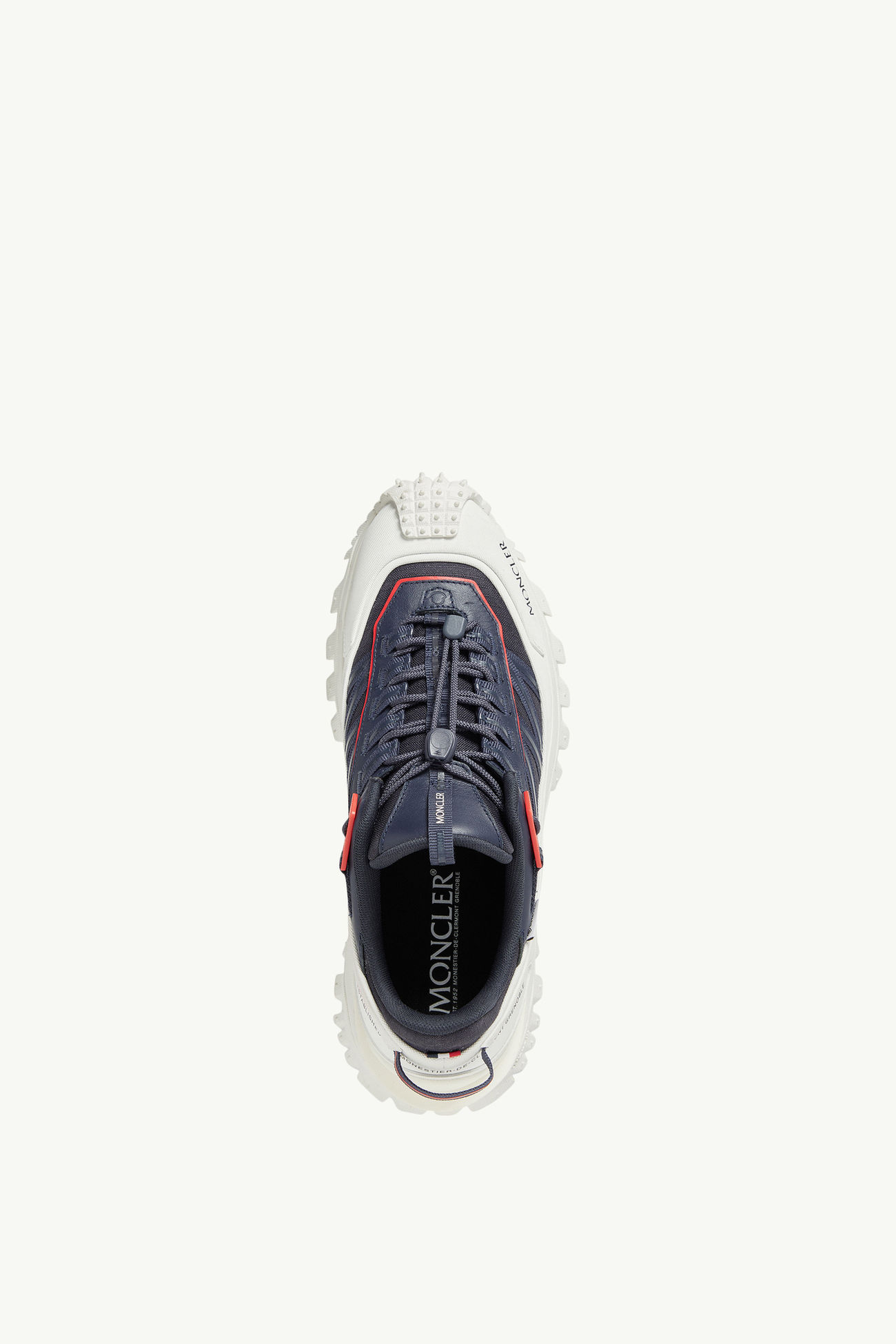 Sneaker Trailgrip GTX in pelle Uomo Bianco & Blu Moncler 4