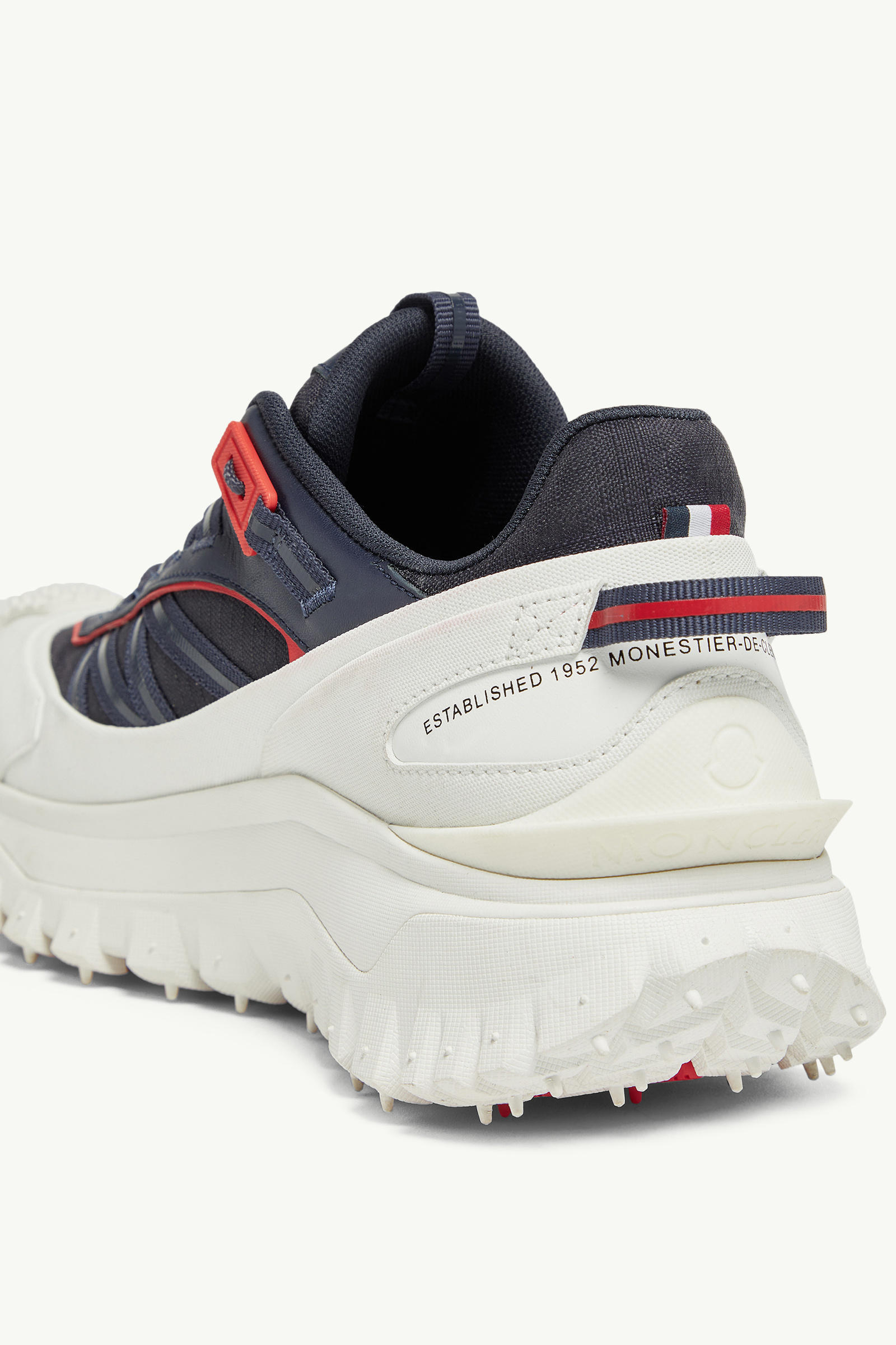 Trailgrip GTX Leather Trainers Men White & Blue Moncler 6