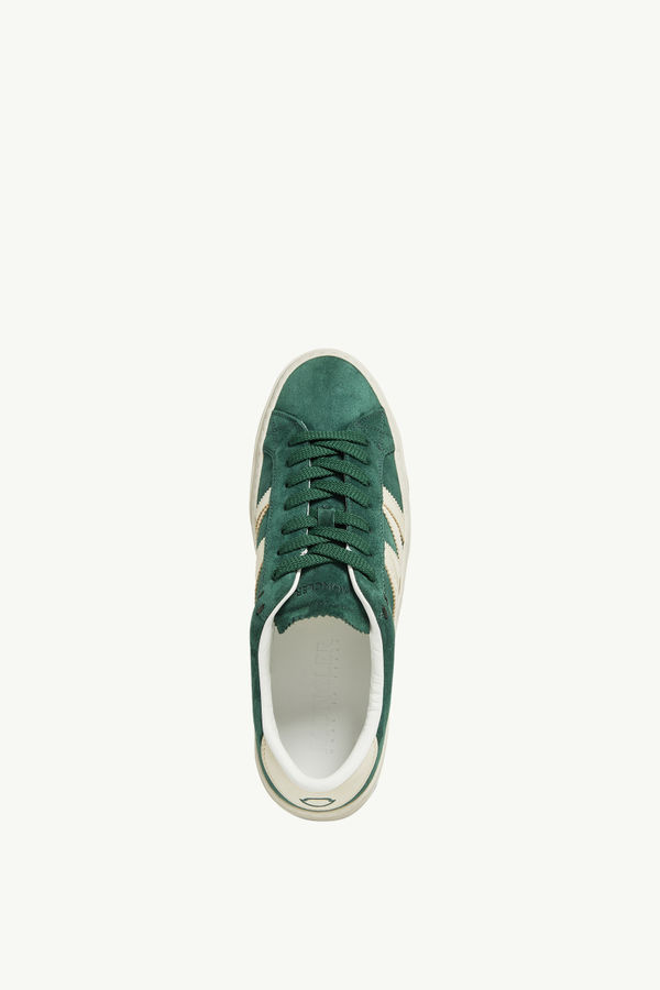 Monaco2 Sneaker aus Wild- und Nubukleder Herren Grün Moncler 4
