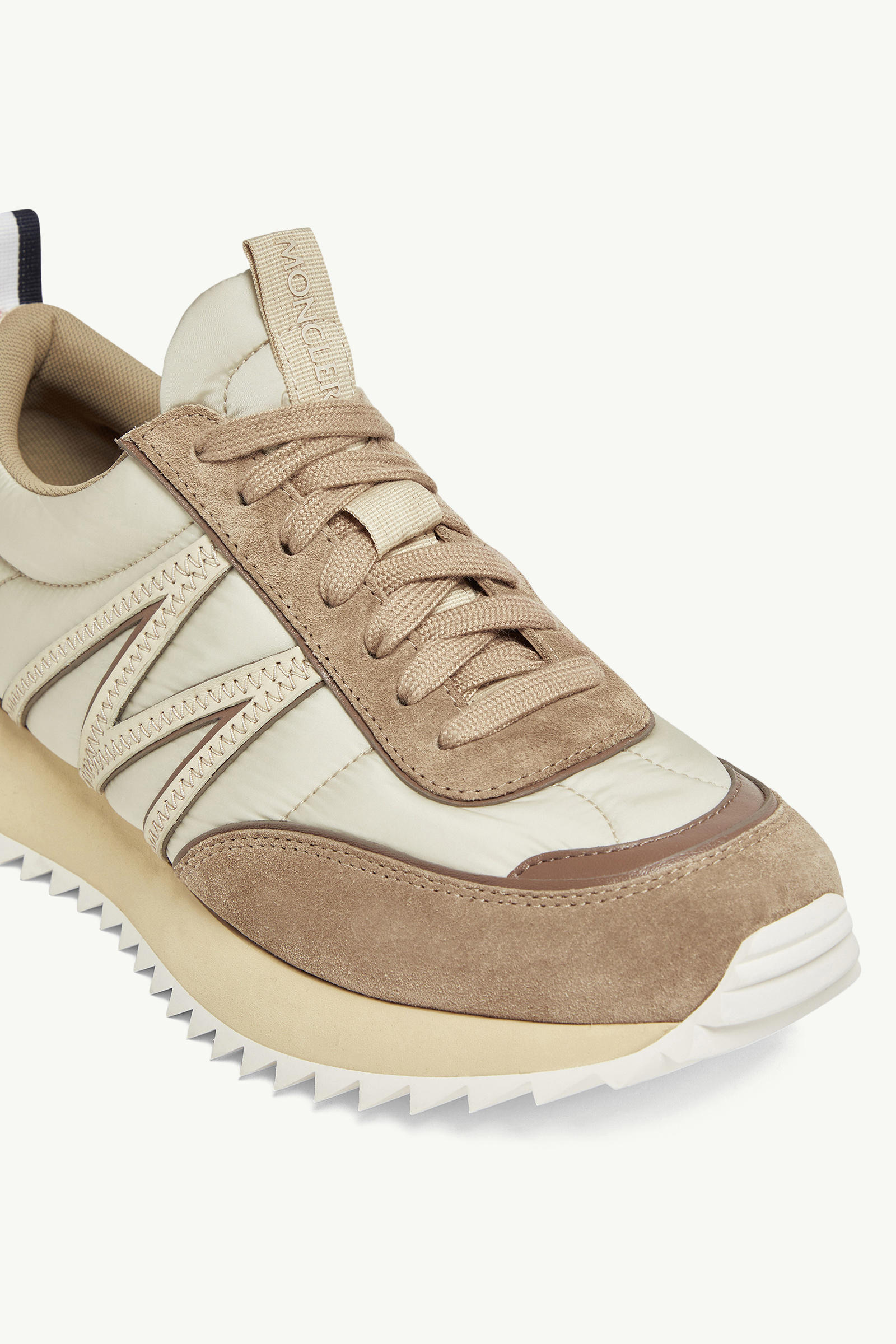 Pacey Suede Trainers Men Light Beige Moncler 2