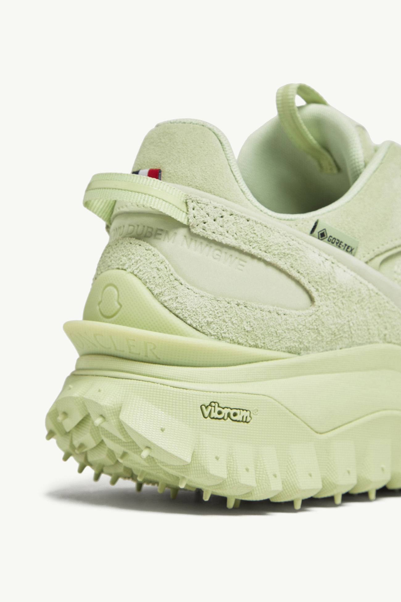 Trailgrip Momint Nubuck & Suede Sneakers Men Pastel Green Moncler 3