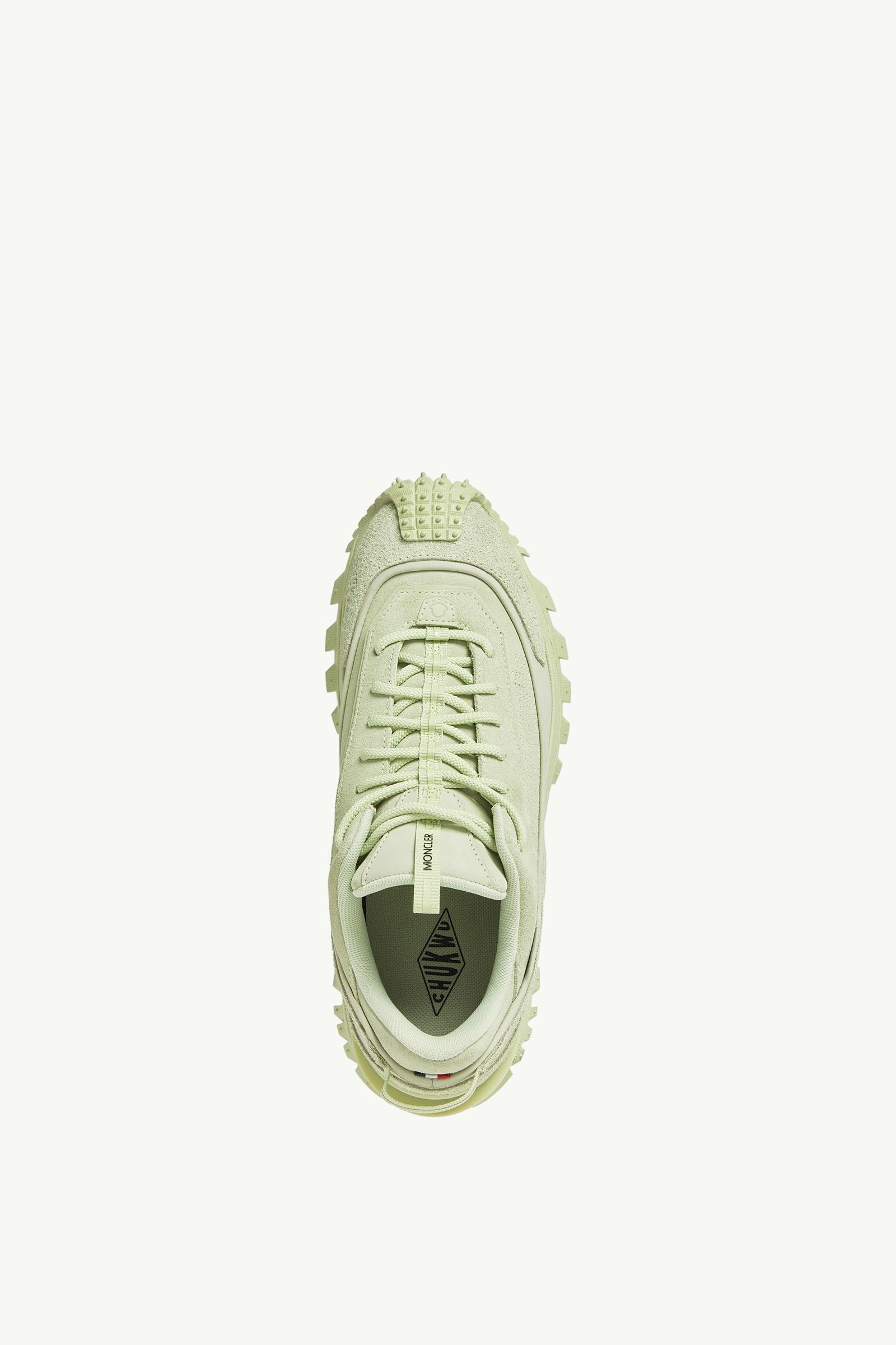 Pastel Green Trailgrip Momint Nubuck & Suede Trainers - Sneakers
