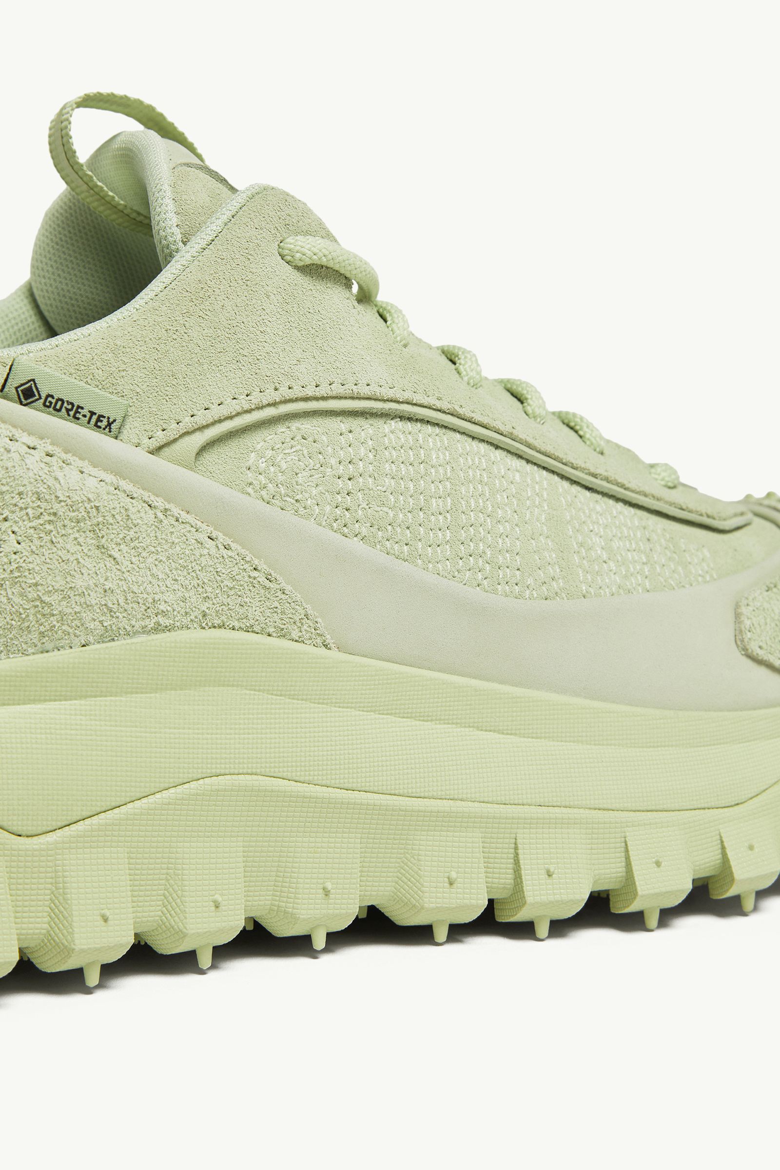 Pastel Green Trailgrip Momint Nubuck & Suede Sneakers