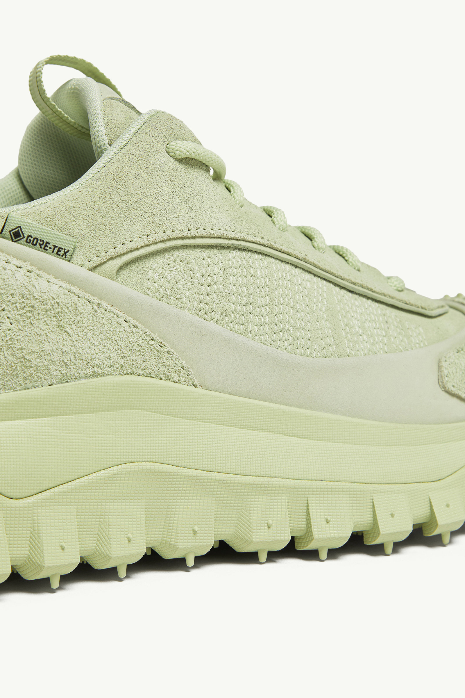 Trailgrip Momint Nubuck & Suede Trainers Men Pastel Green Moncler 6