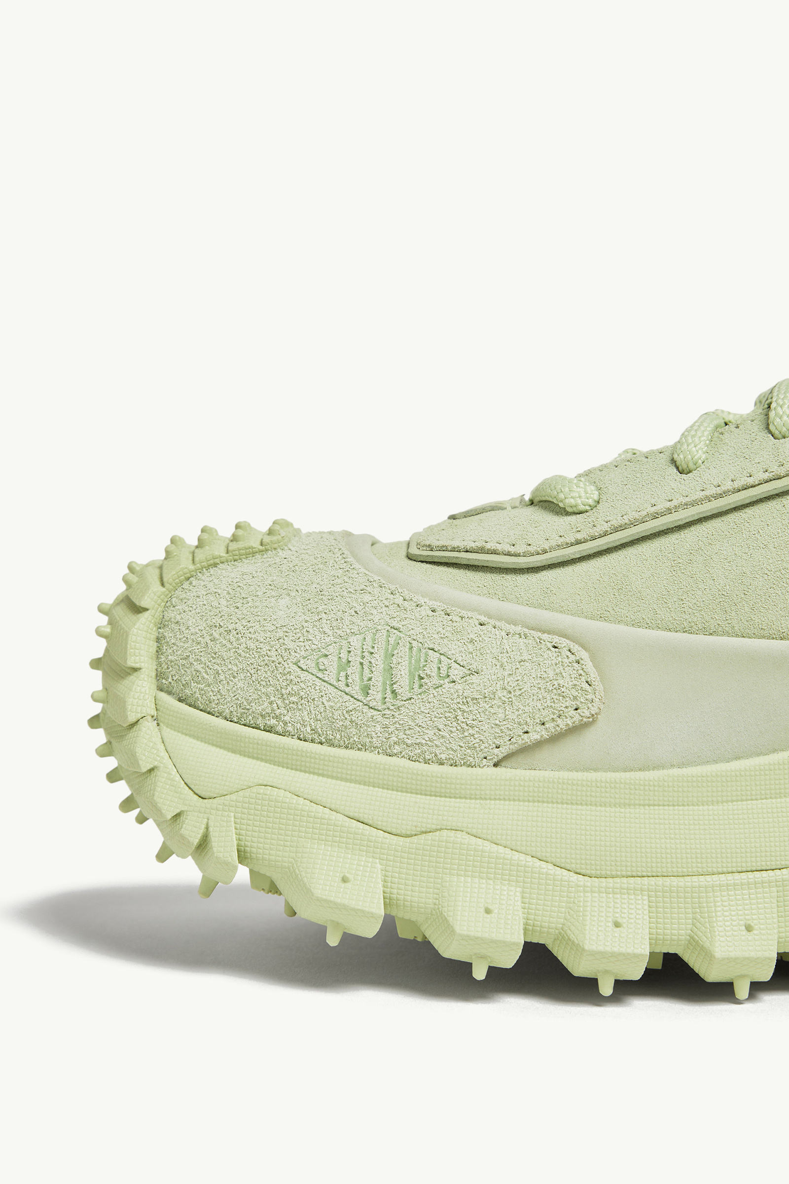 Trailgrip Momint Nubuck & Suede Trainers Men Pastel Green Moncler 7