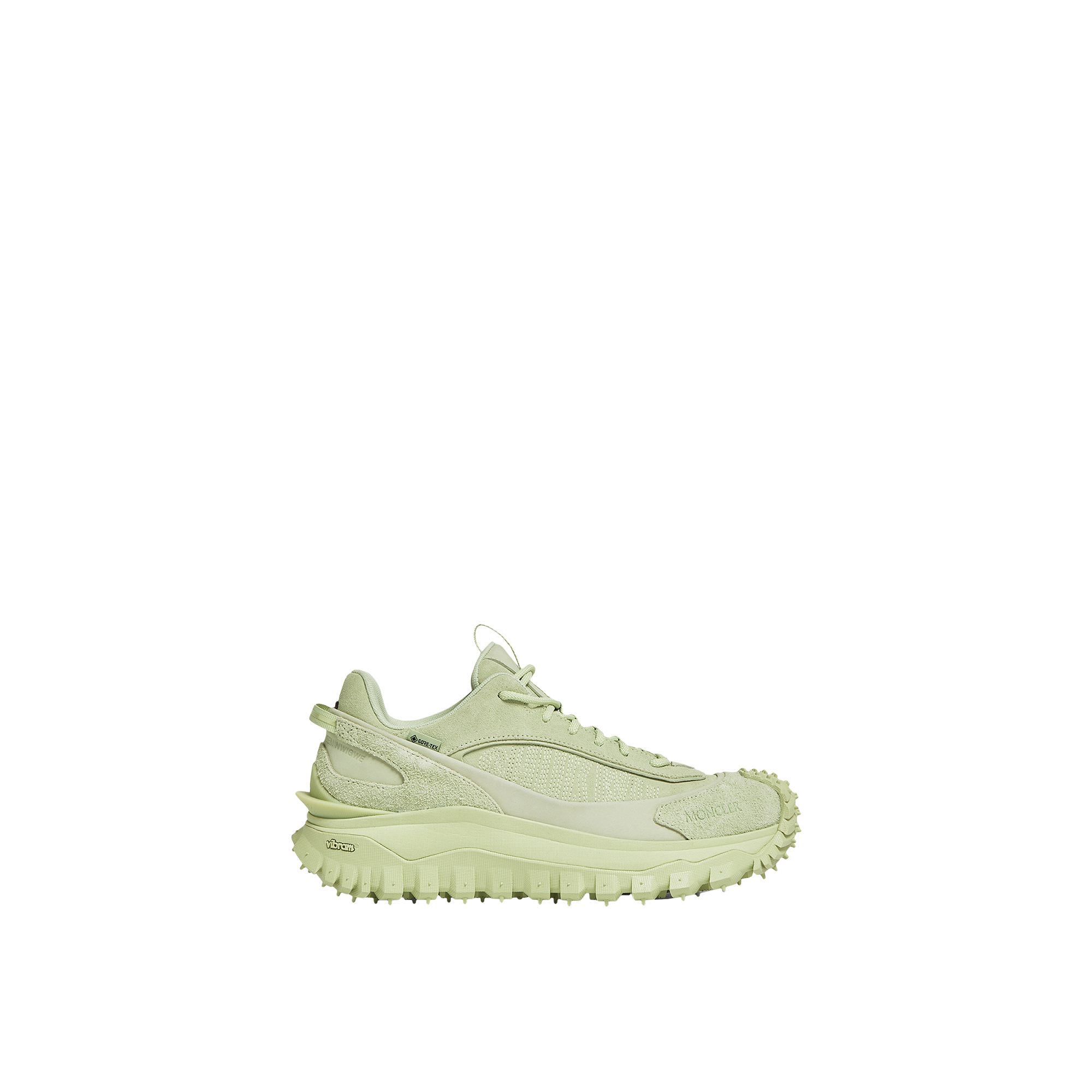 Moncler   Trailgrip Momint Nubuck & Suede Trainers for Men in Green, Size: 42,5
