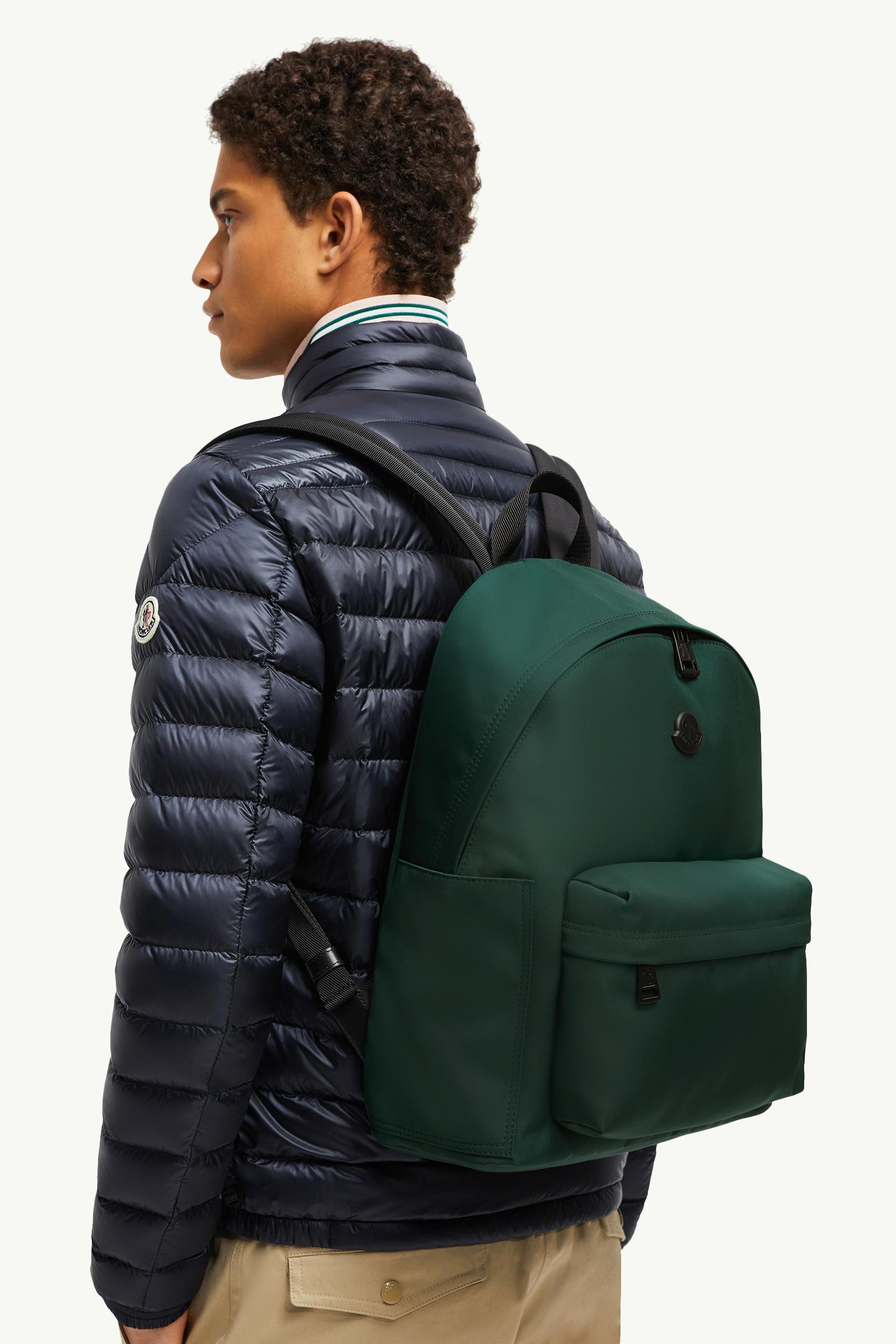 New Pierrick Water-Repellent Backpack Men Dark Green Moncler 1