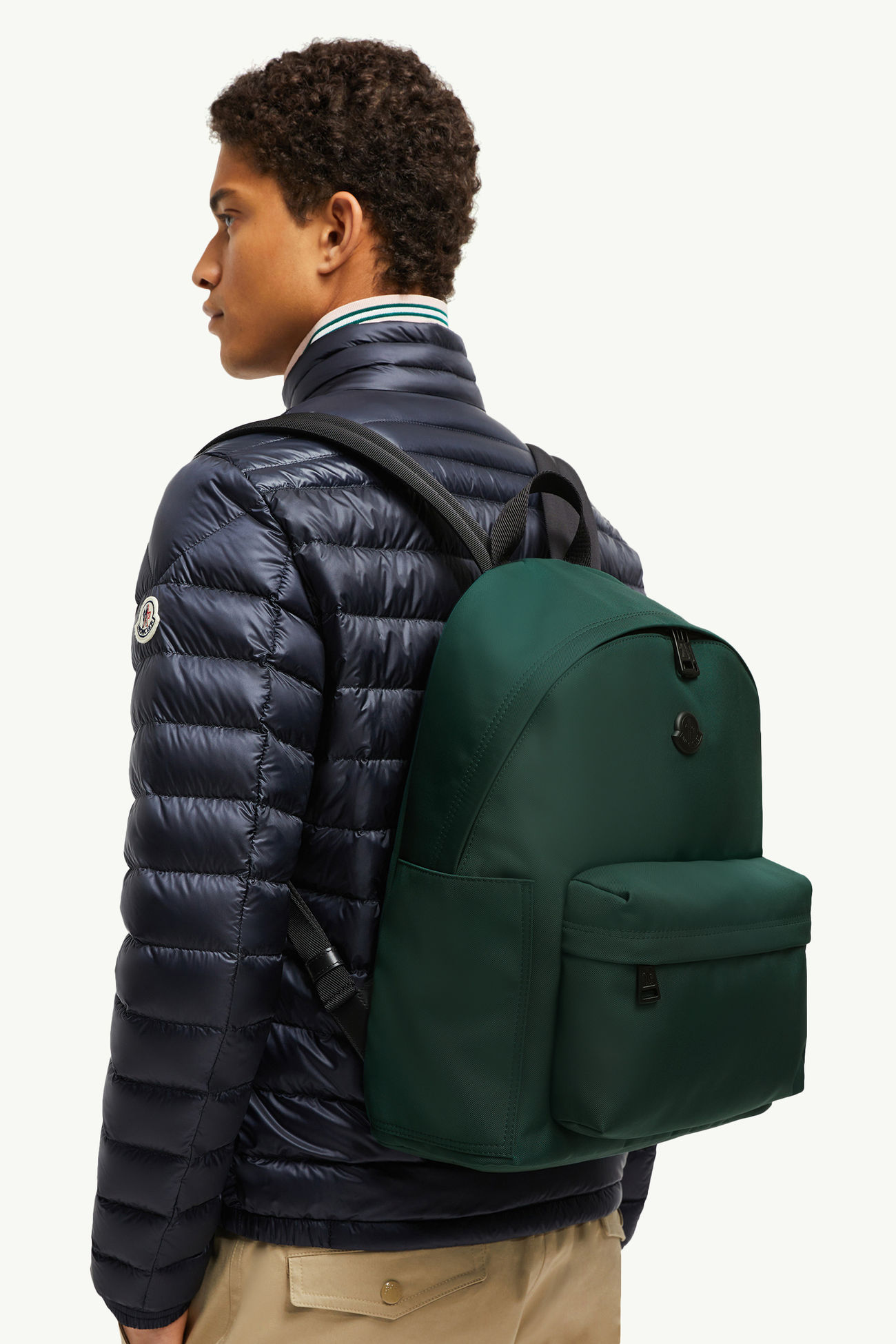 New Pierrick防潑水背包 男士 深綠色 Moncler 1