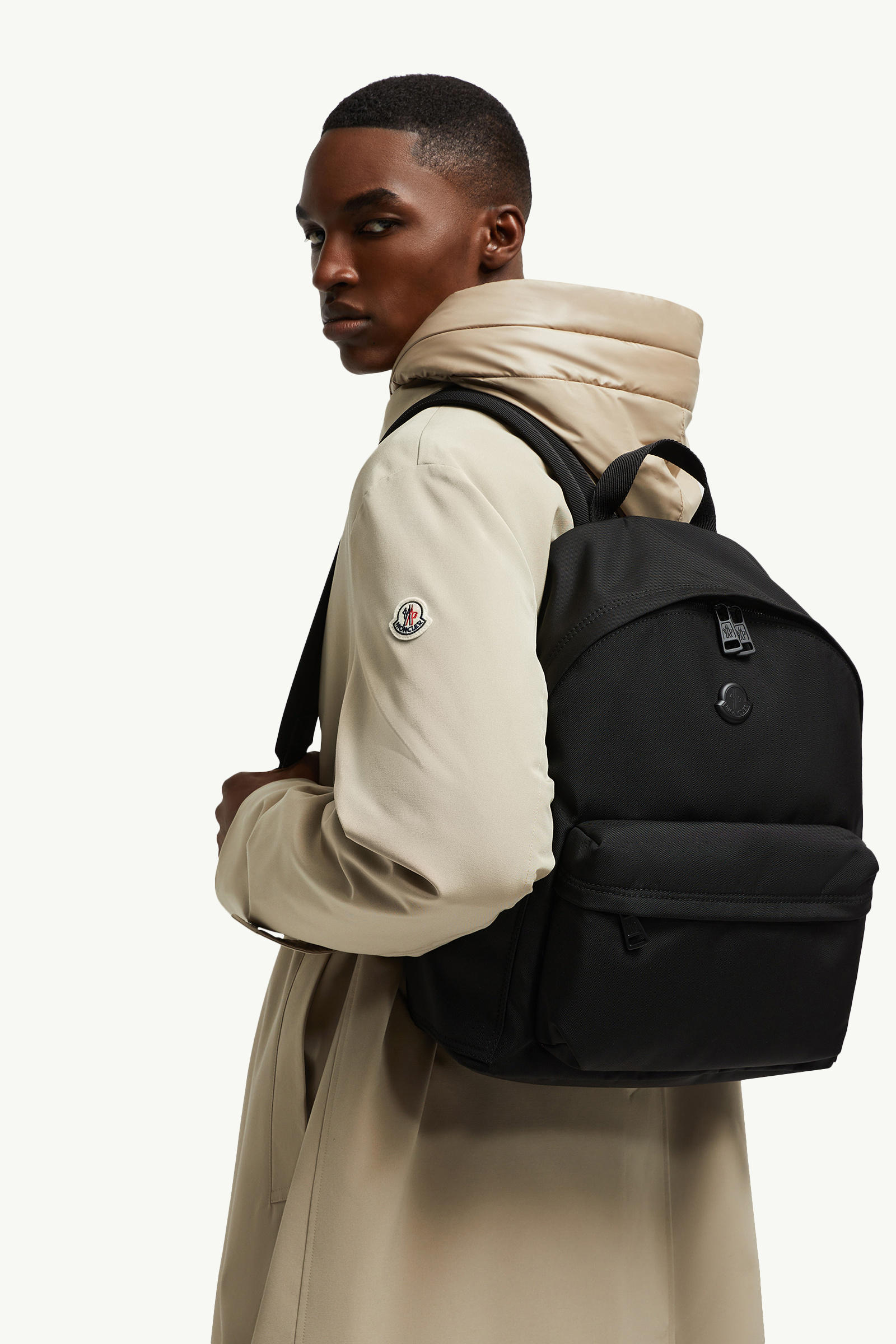 New Pierrick Water-Repellent Backpack Men Black Moncler 1