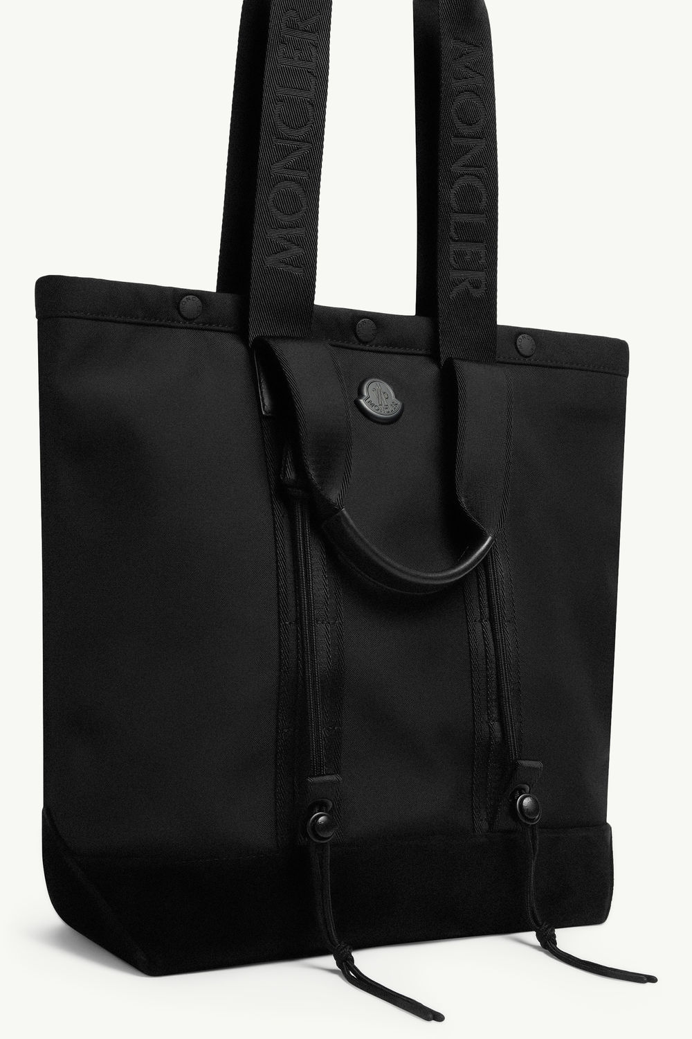 Tech Water-Repellent Small Tote Bag Men Black Moncler 2