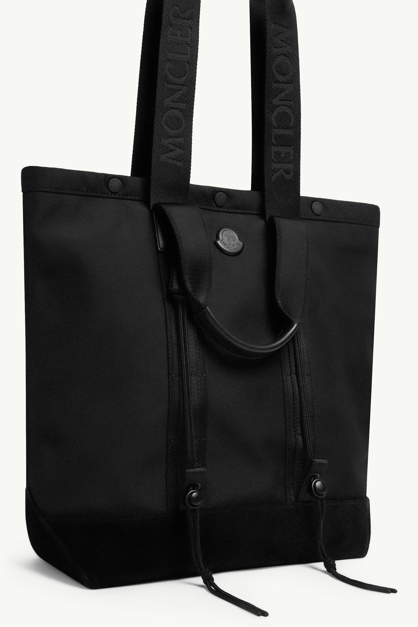 Tech Water-Repellent Small Tote Bag Men Black Moncler 2