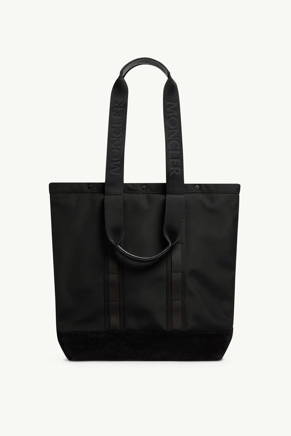 Tech Water-Repellent Small Tote Bag Men Black Moncler 3