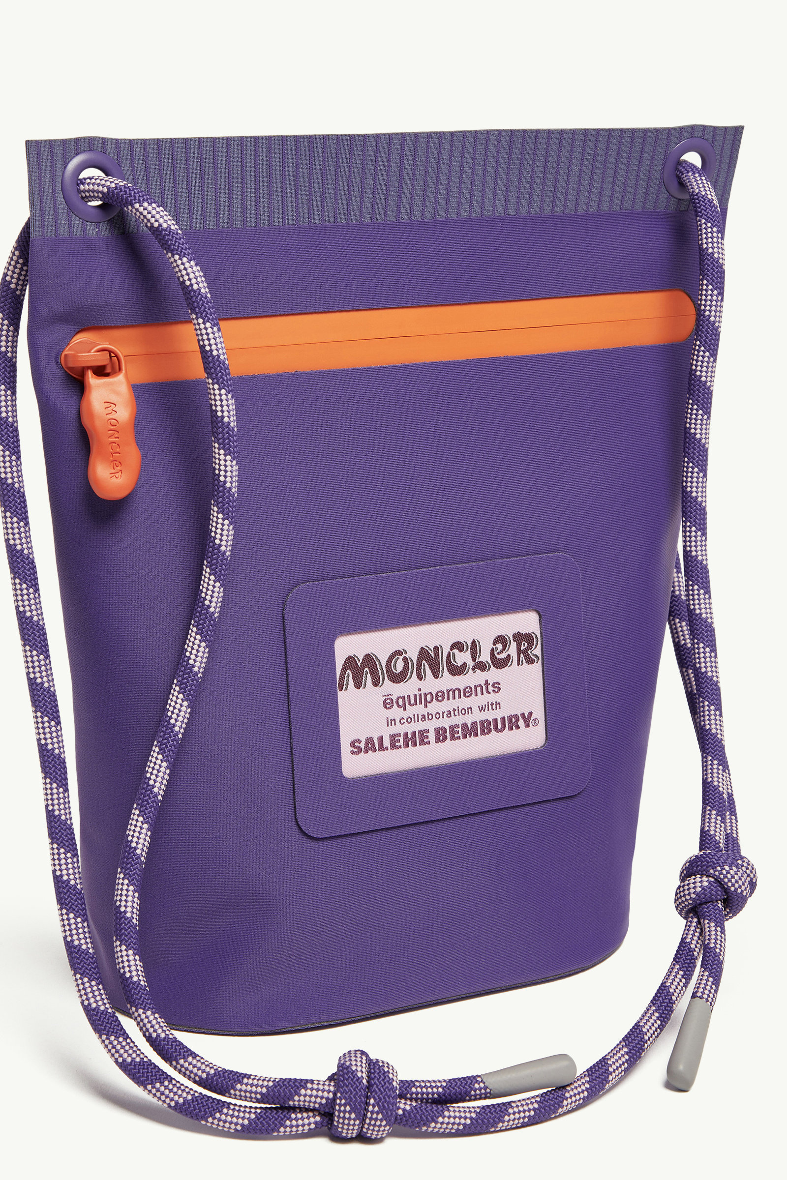 Amoeba Water-Repellent Pouch by Salehe Bembury Men Purple Moncler 2