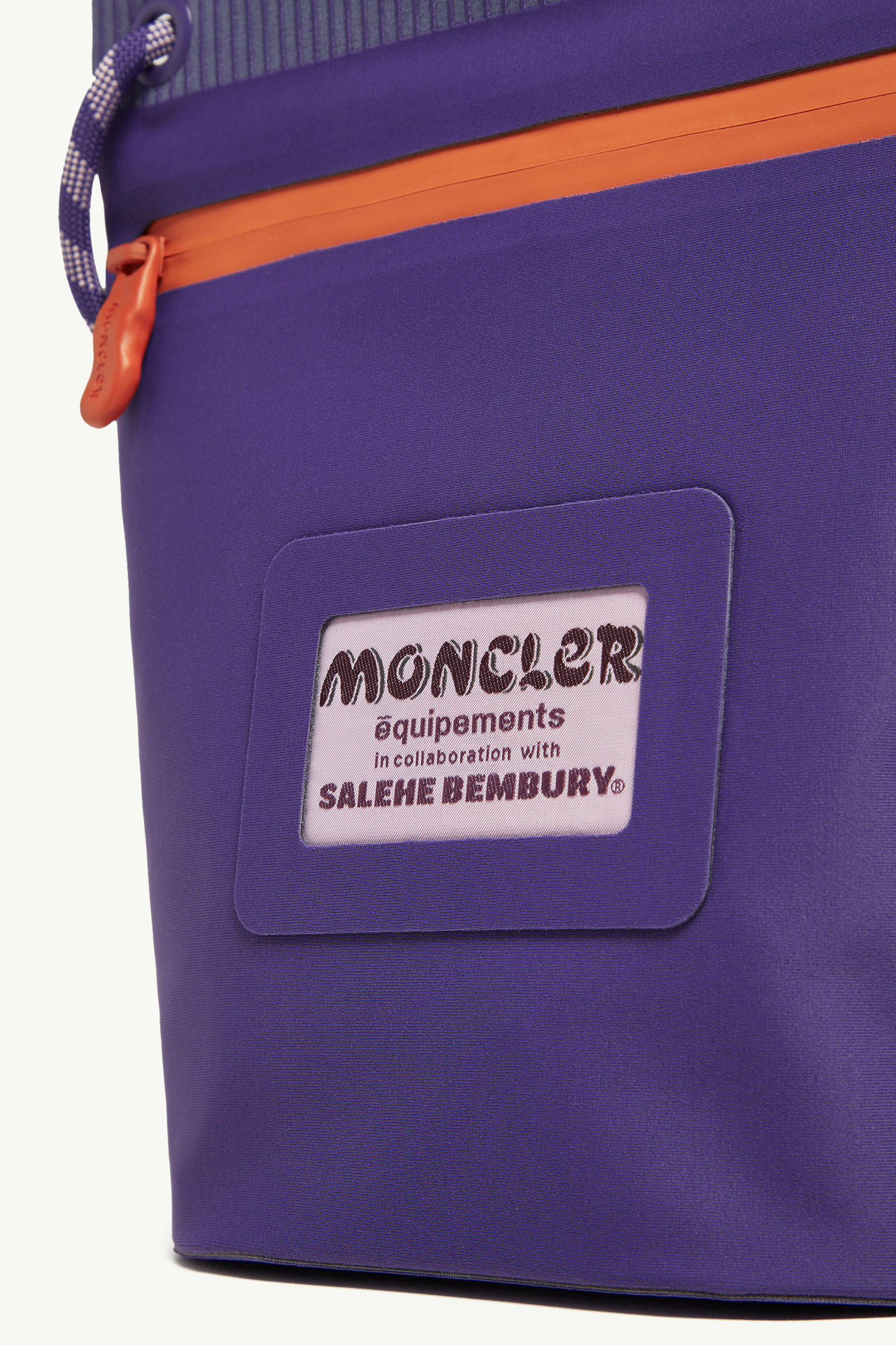 Amoeba Water-Repellent Pouch by Salehe Bembury Men Purple Moncler 5