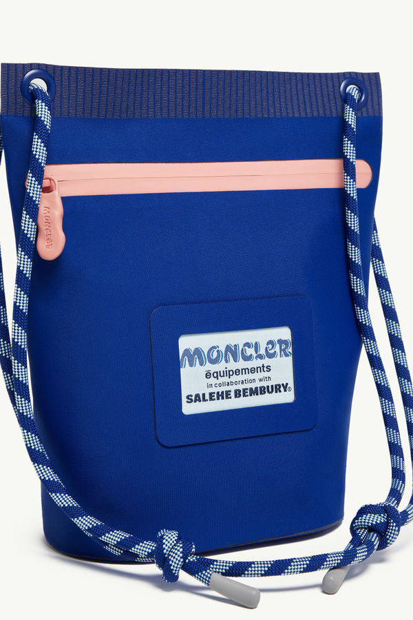 Amoeba Water-Repellent Pouch by Salehe Bembury Men Electric Blue Moncler 2