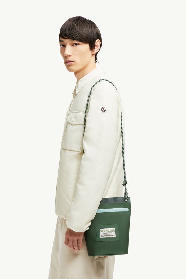Amoeba Water-Repellent Pouch by Salehe Bembury Men Green Moncler 1