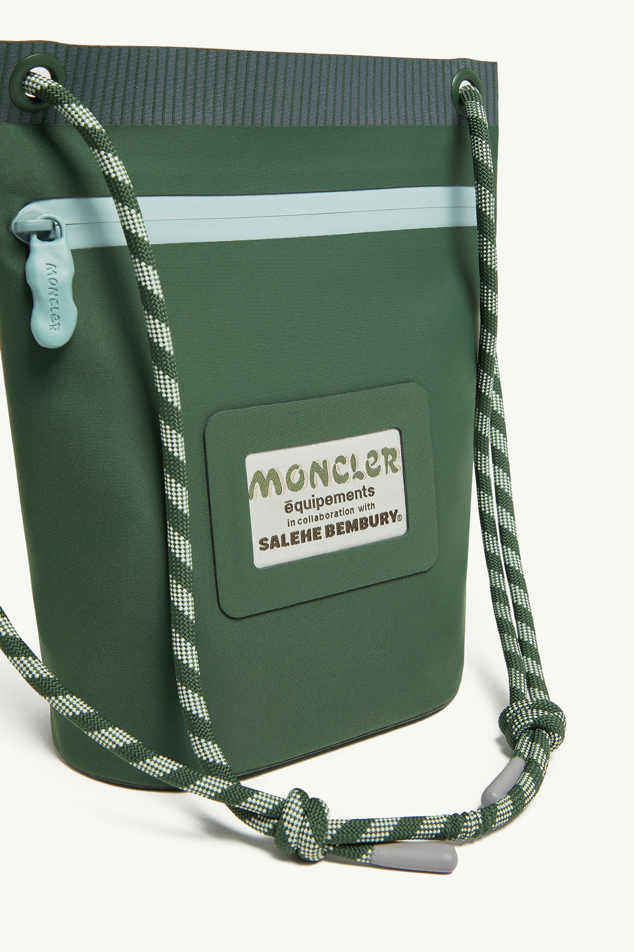 Pochette idrorepellente Amoeba by Salehe Bembury Uomo Verde Moncler 2