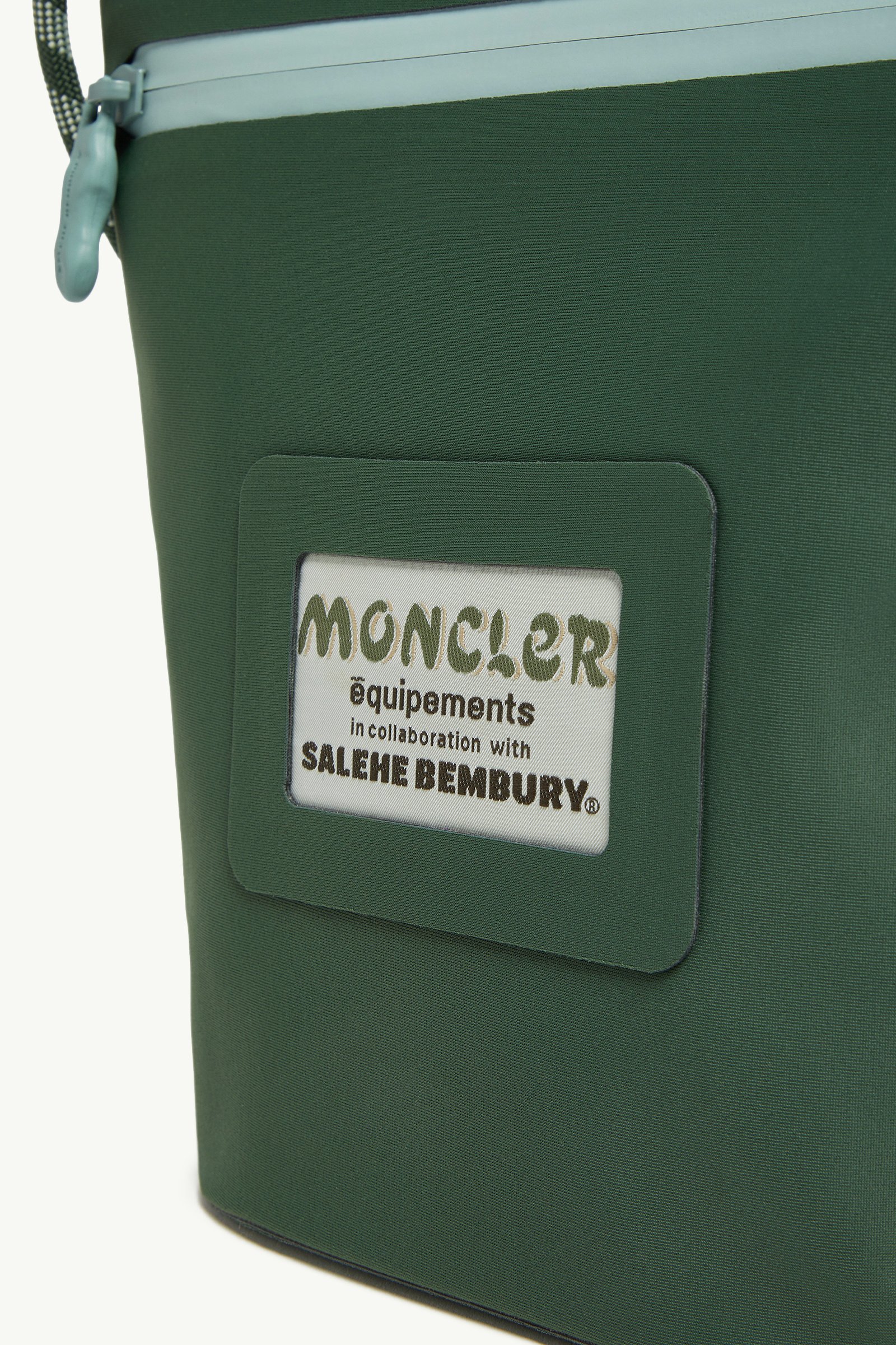 Green Amoeba Water-Repellent Pouch by Salehe Bembury - for