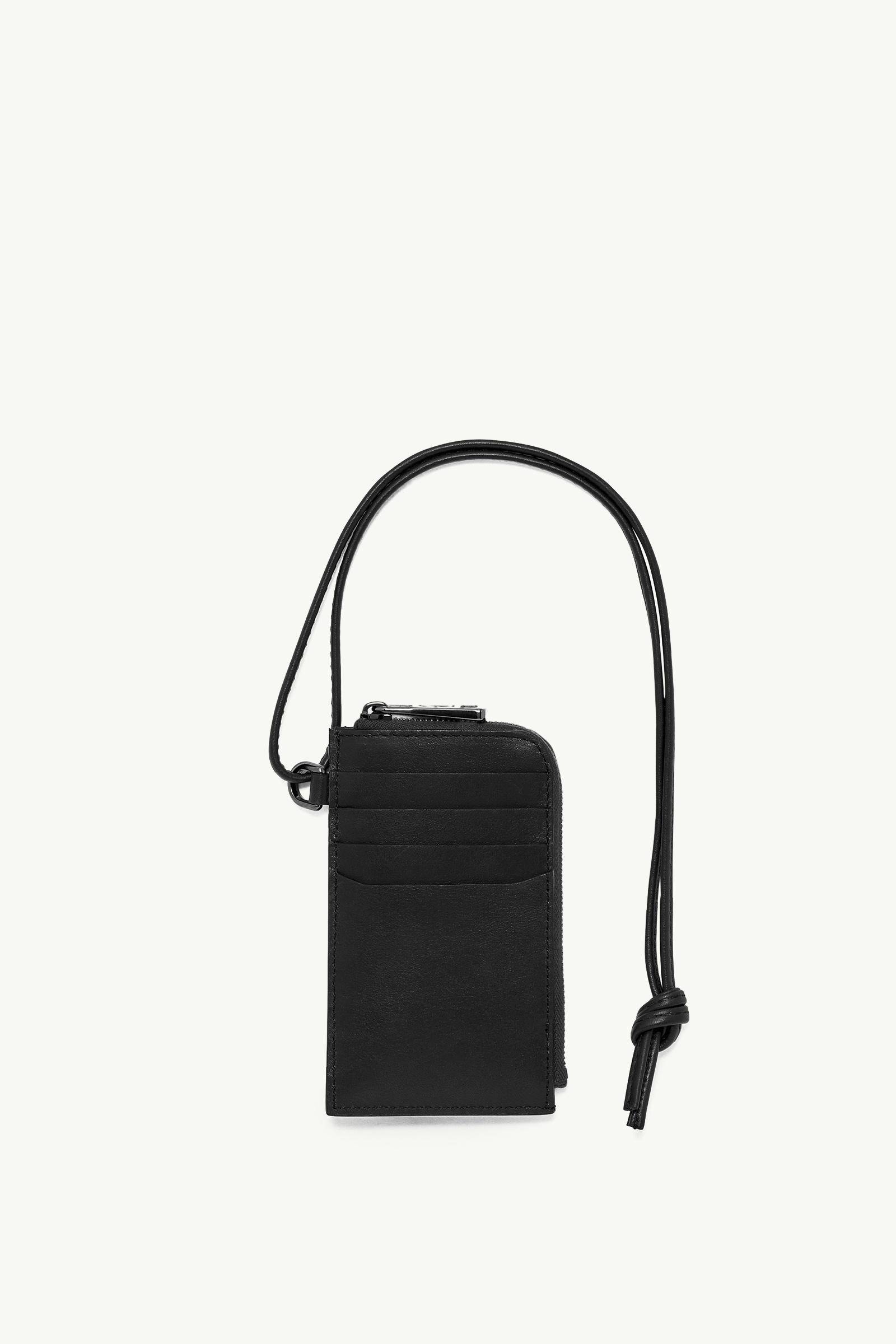 Doudoune gestepptes Kartenetui aus Leder Herren Schwarz Moncler 3