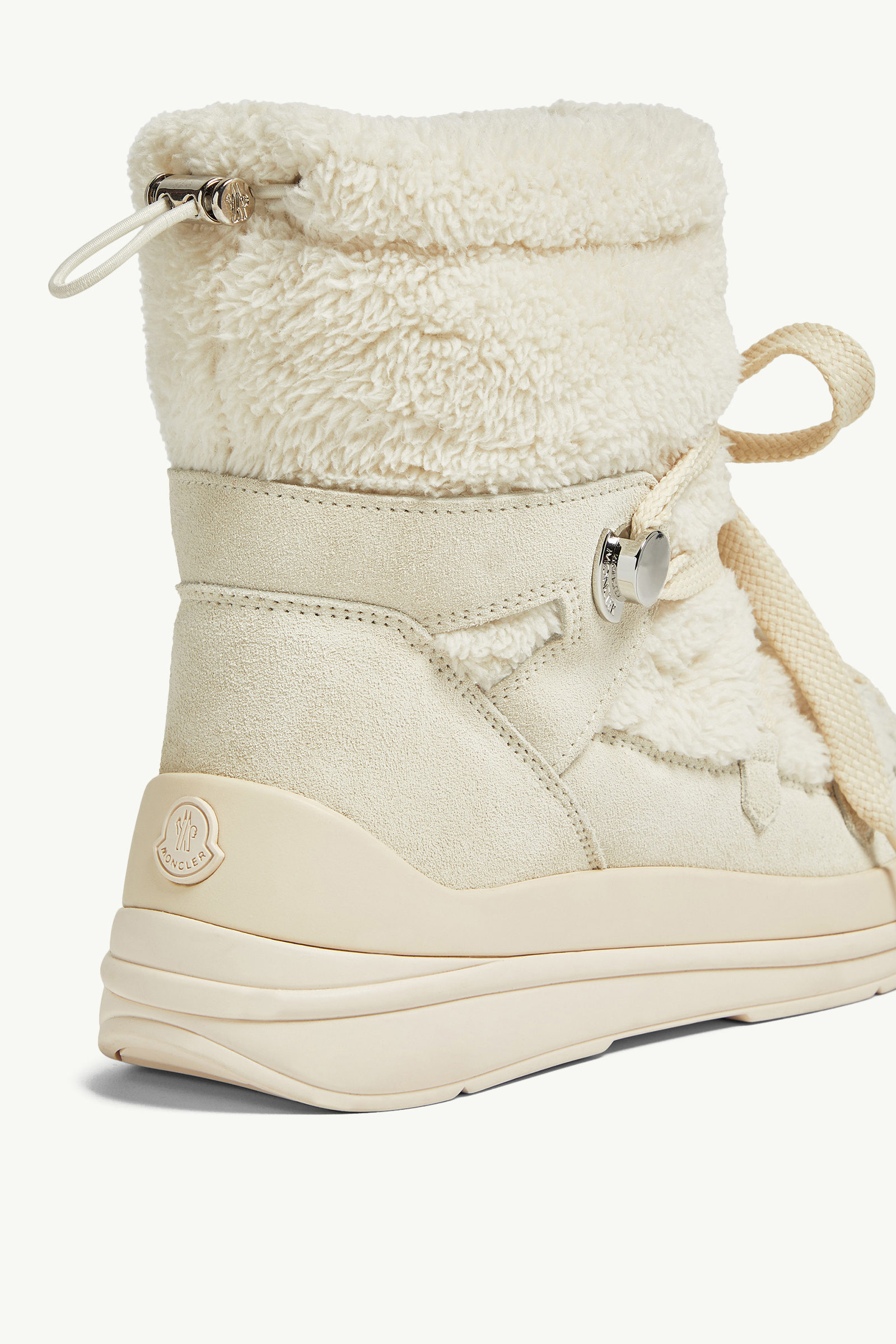 Insolux Suede Snow Boots Women White Moncler 2
