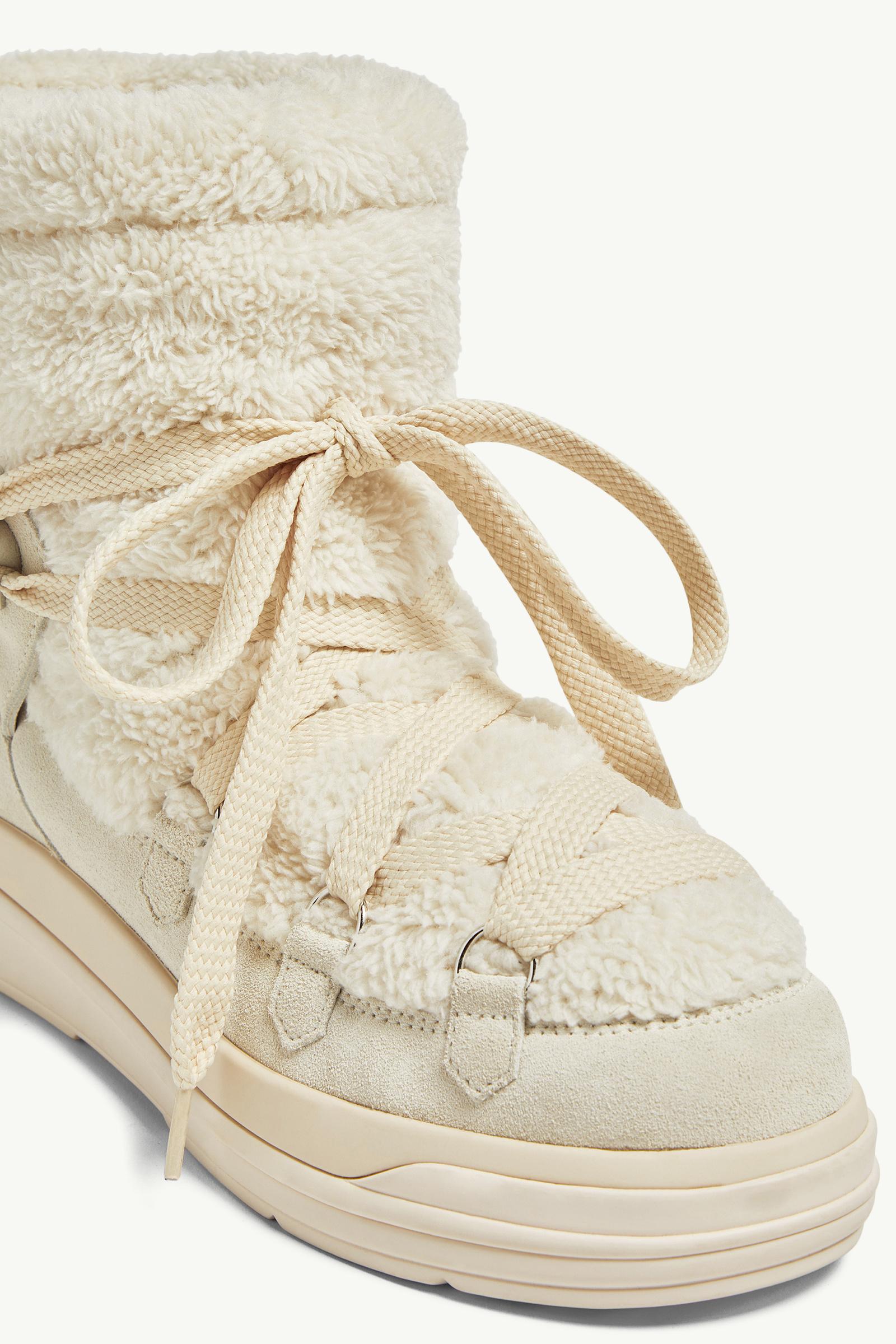 White Insolux Faux Fur & Suede Snow Boots - Boots for Women