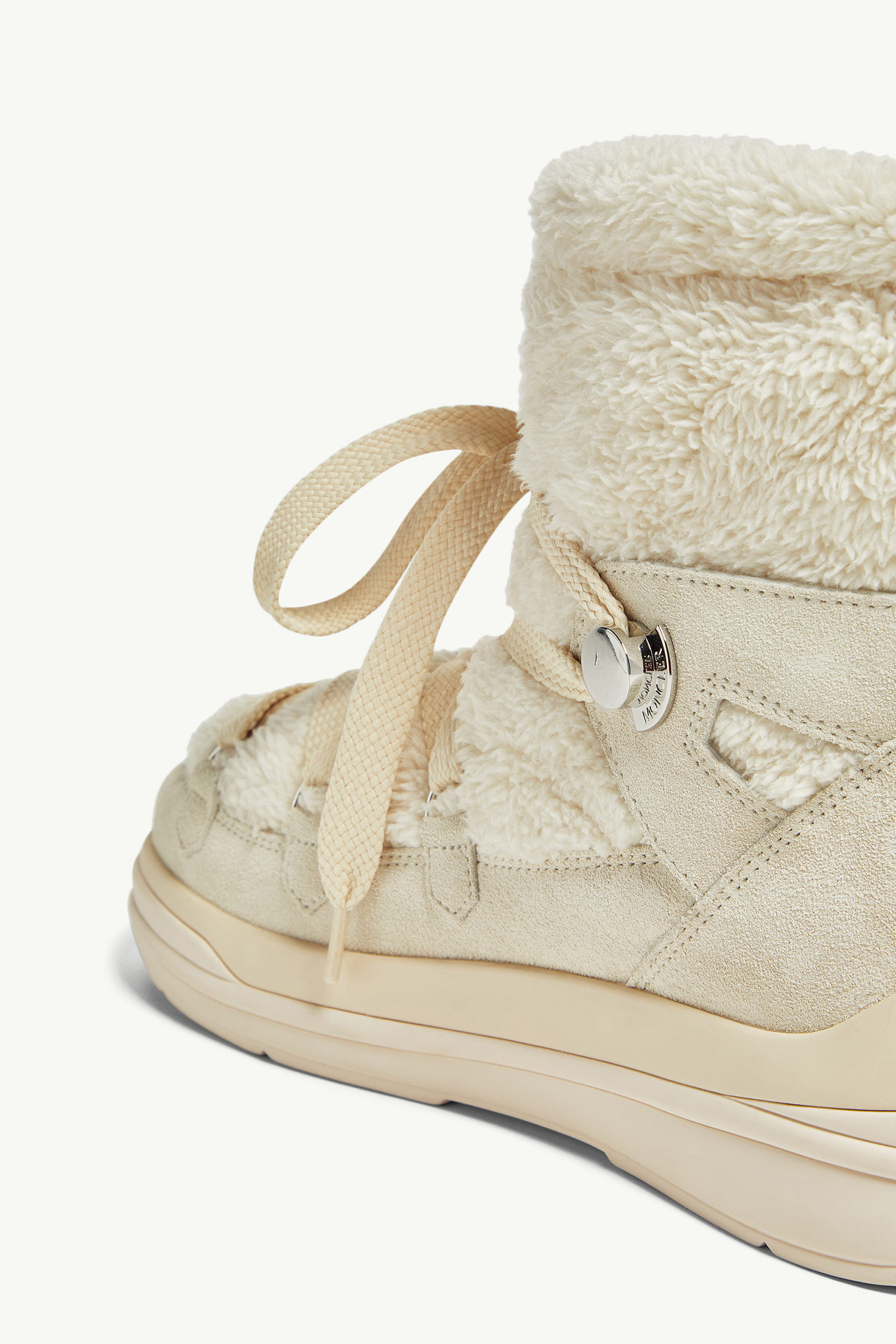 Insolux Suede Snow Boots Women White Moncler 4