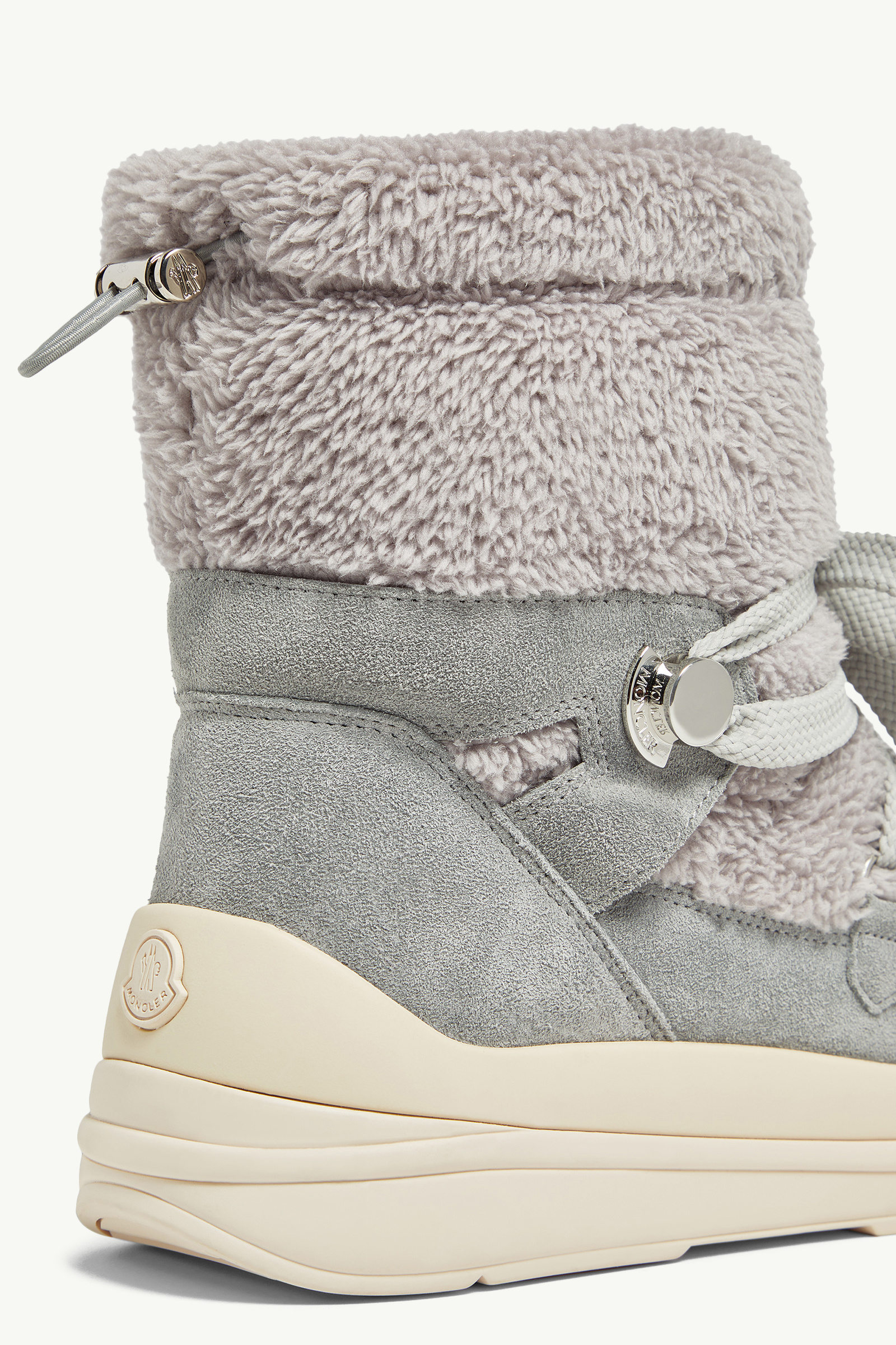 Insolux Suede Snow Boots Women Gray Moncler 4