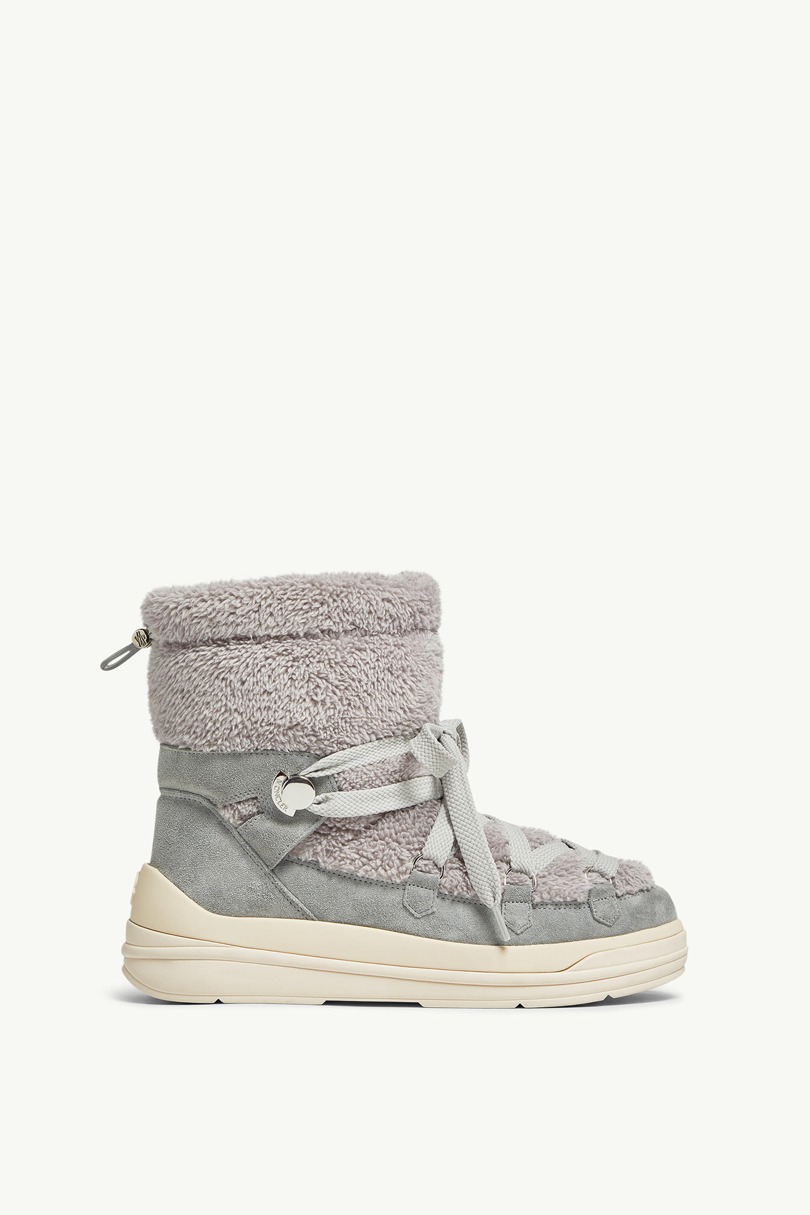 Insolux Suede Snow Boots Women Gray Moncler 0