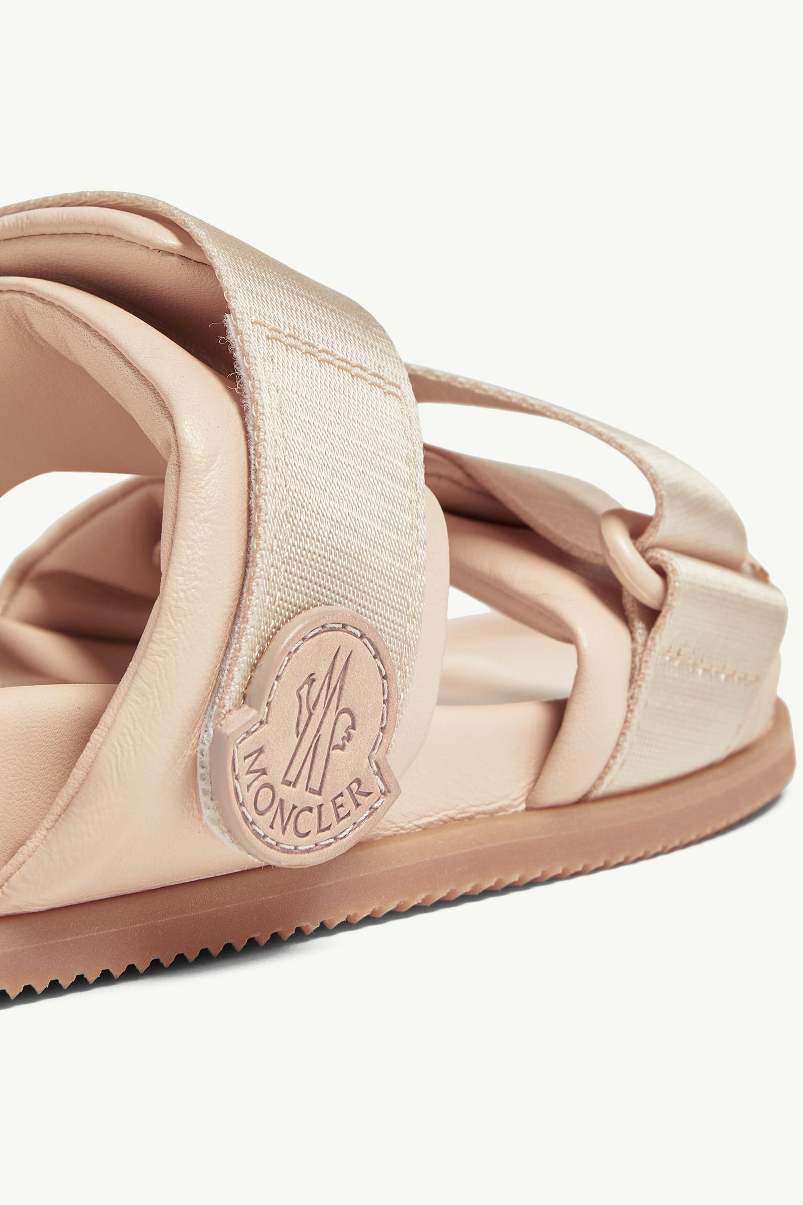 Sandales Mon Summer en cuir nappa Femmes Rose Moncler 2