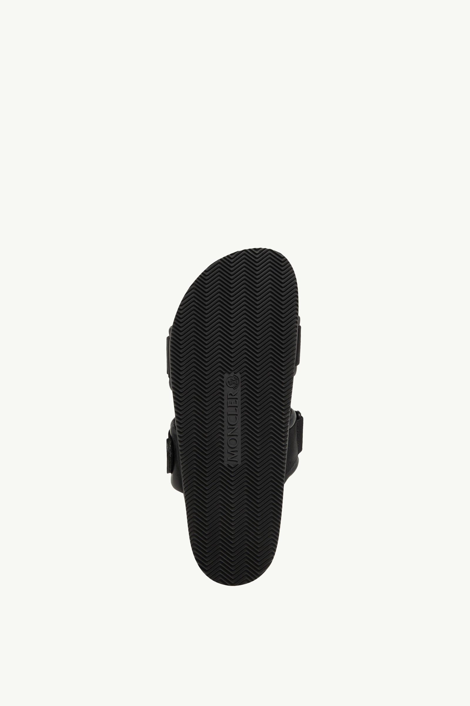 Mon Summer Nappa Leather Sliders Women Black Moncler 4