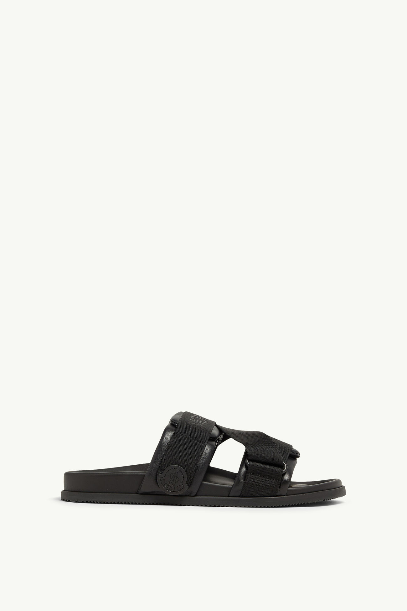 Slide Mon Summer in nappa Donna Nero Moncler 0