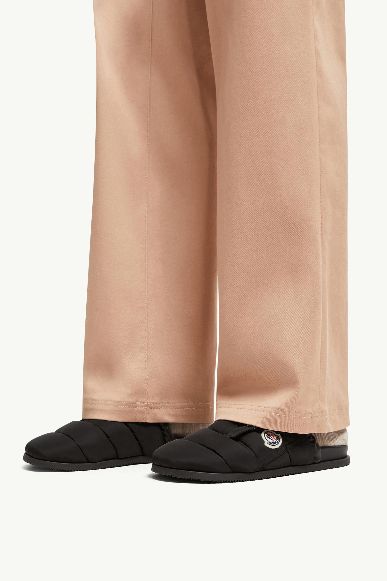 Mon Pocket Padded Leather Mules Women Black Moncler 1