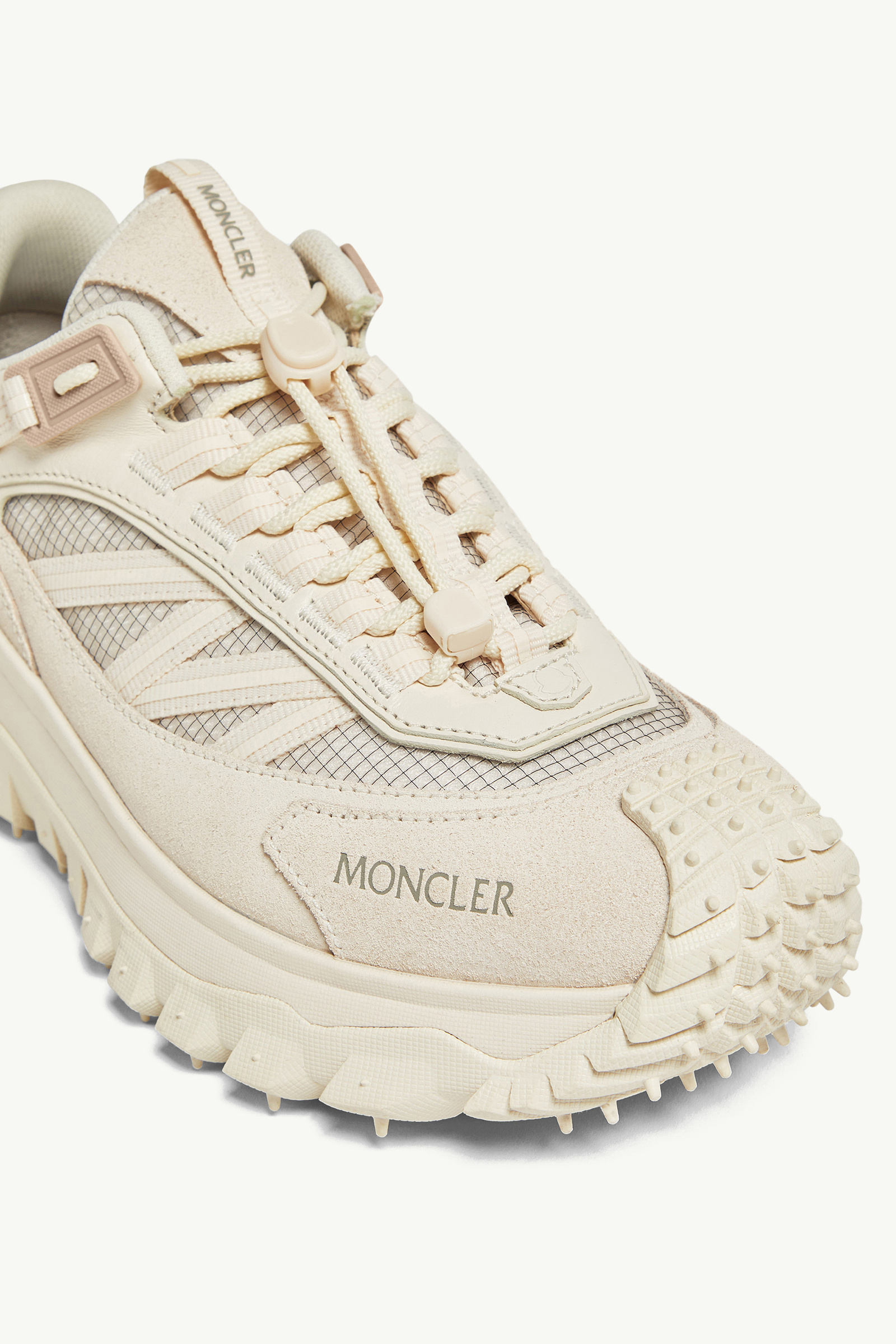 Sneakers Trailgrip en daim et cuir Femmes Beige Clair Moncler 2