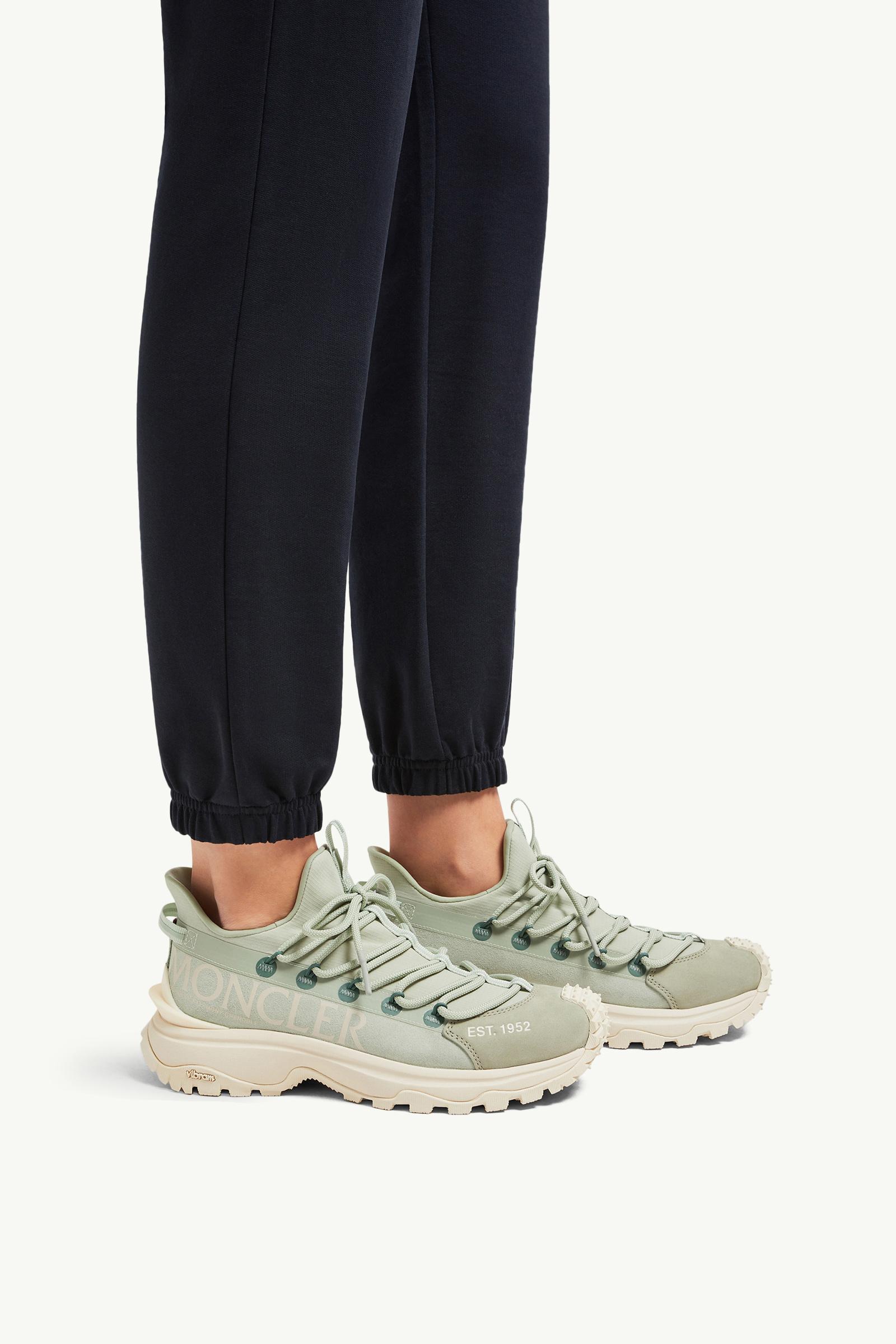Trailgrip Lite 2 Leather & Suede Trainers Women Aqua Green Moncler 1