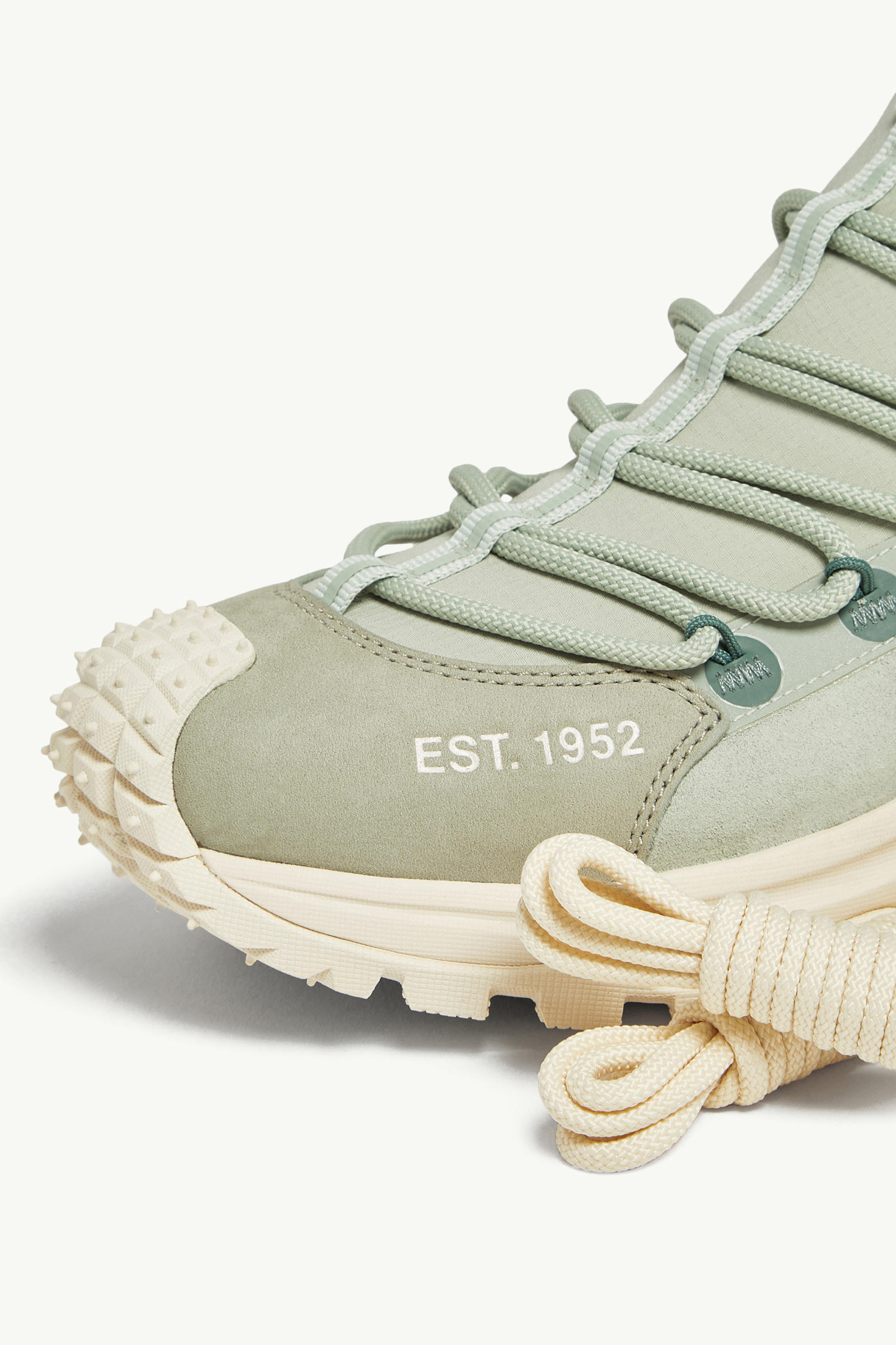 Trailgrip Lite 2 Leather & Suede Trainers Women Aqua Green Moncler 6