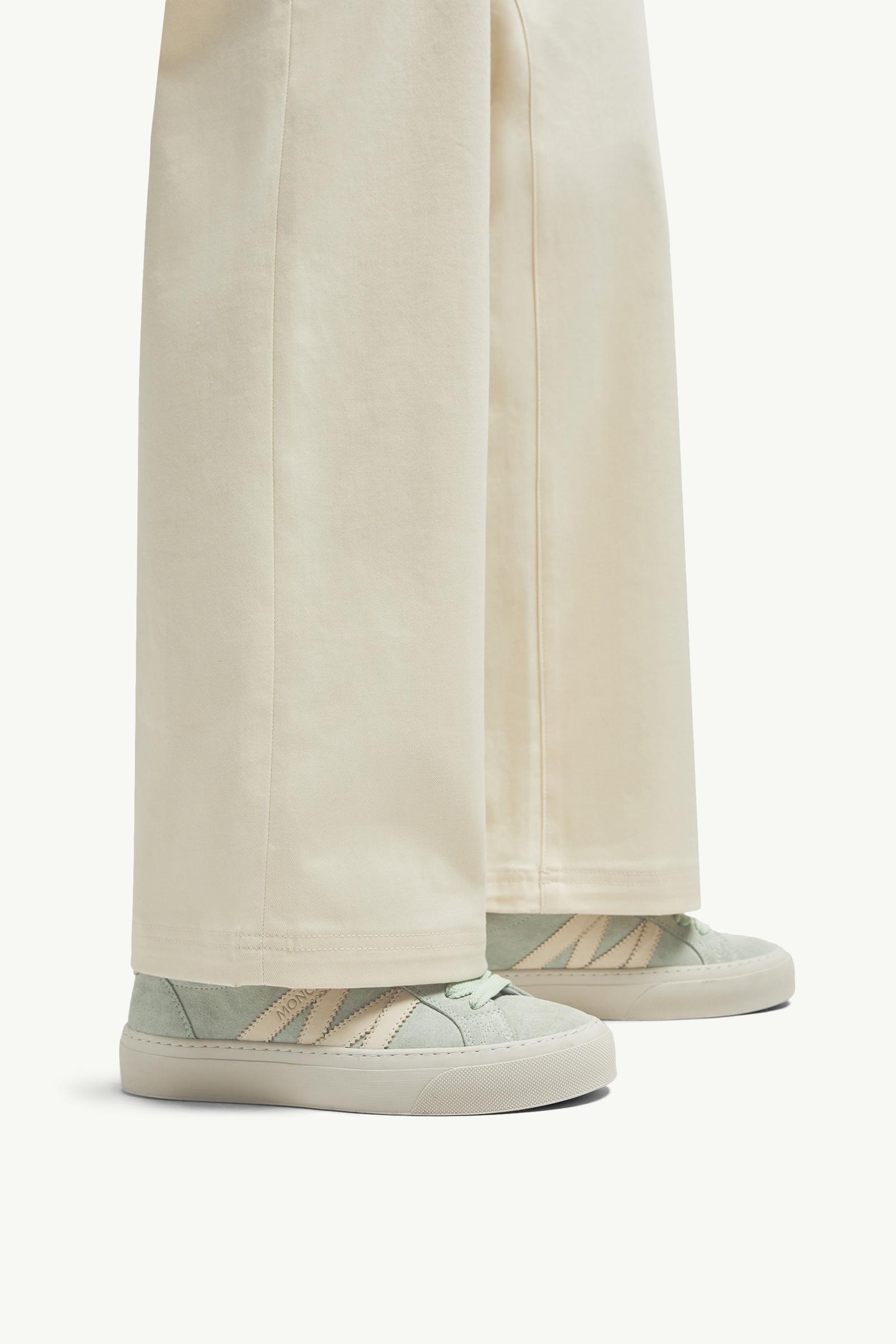 Monaco2 Sneaker aus Wild- und Nubukleder Damen Türkis Moncler 1